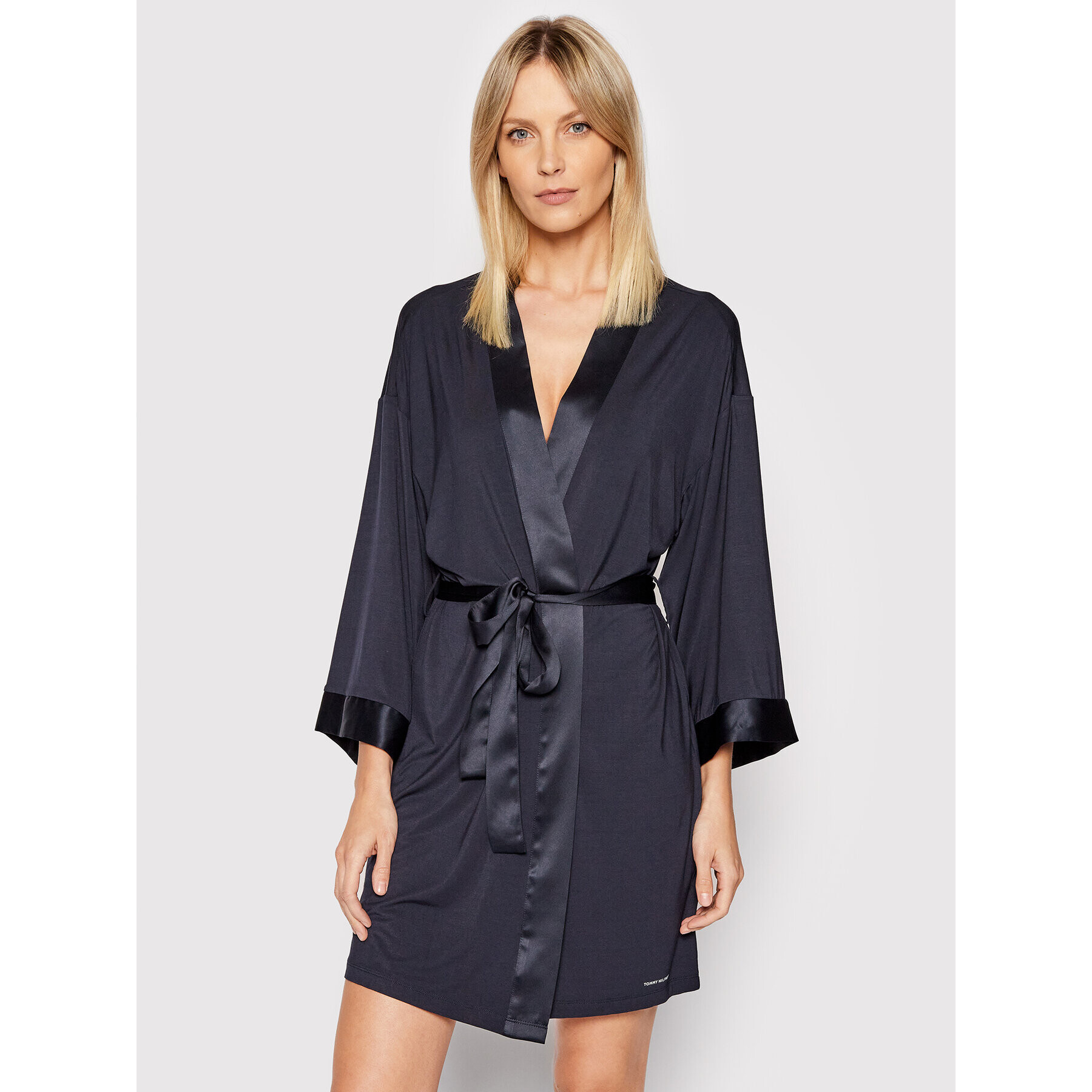 Tommy Hilfiger Халат Kimono M&S UW0UW03317 Тъмносин - Pepit.bg