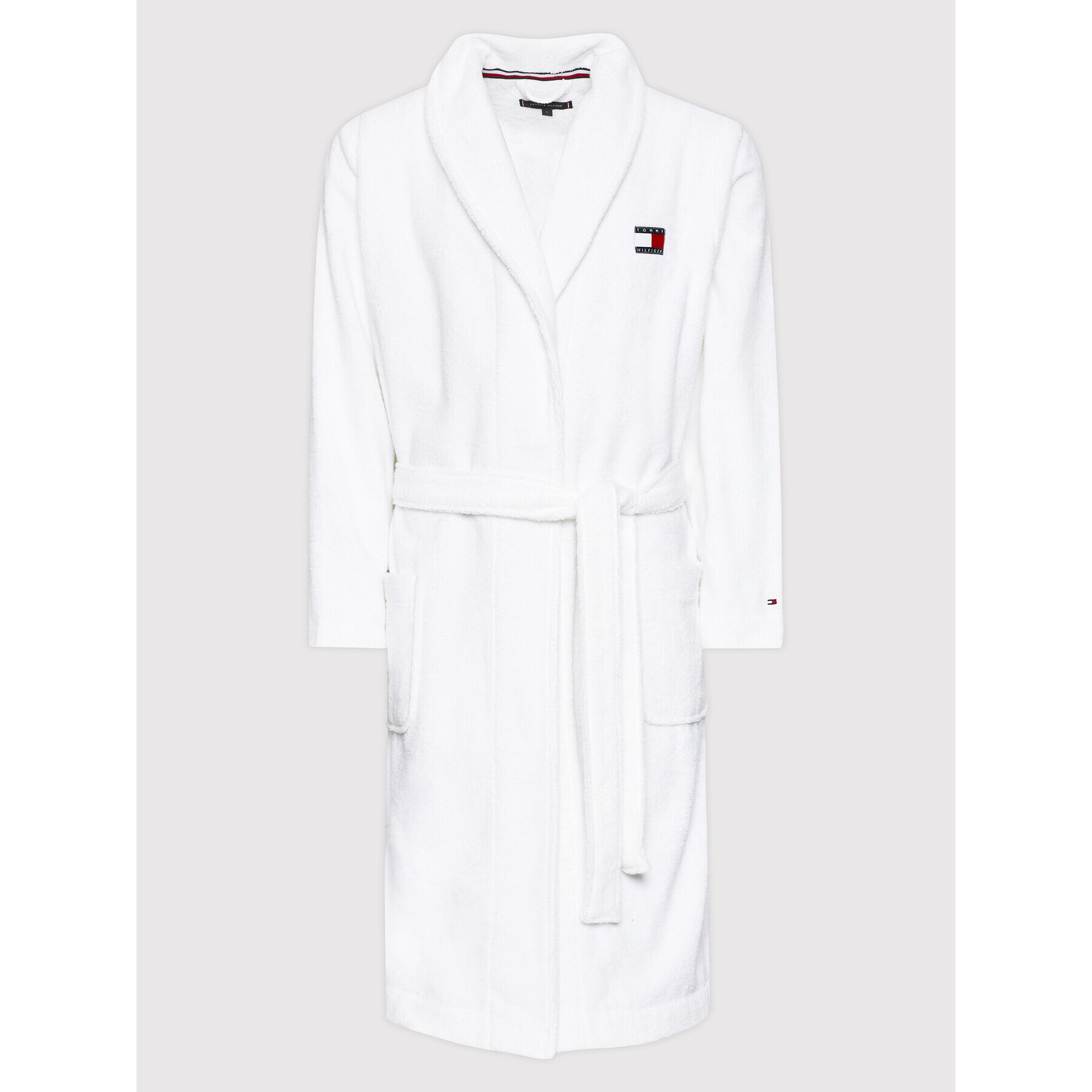 Tommy Hilfiger Халат Towelling Robe UM0UM01781 Бял - Pepit.bg