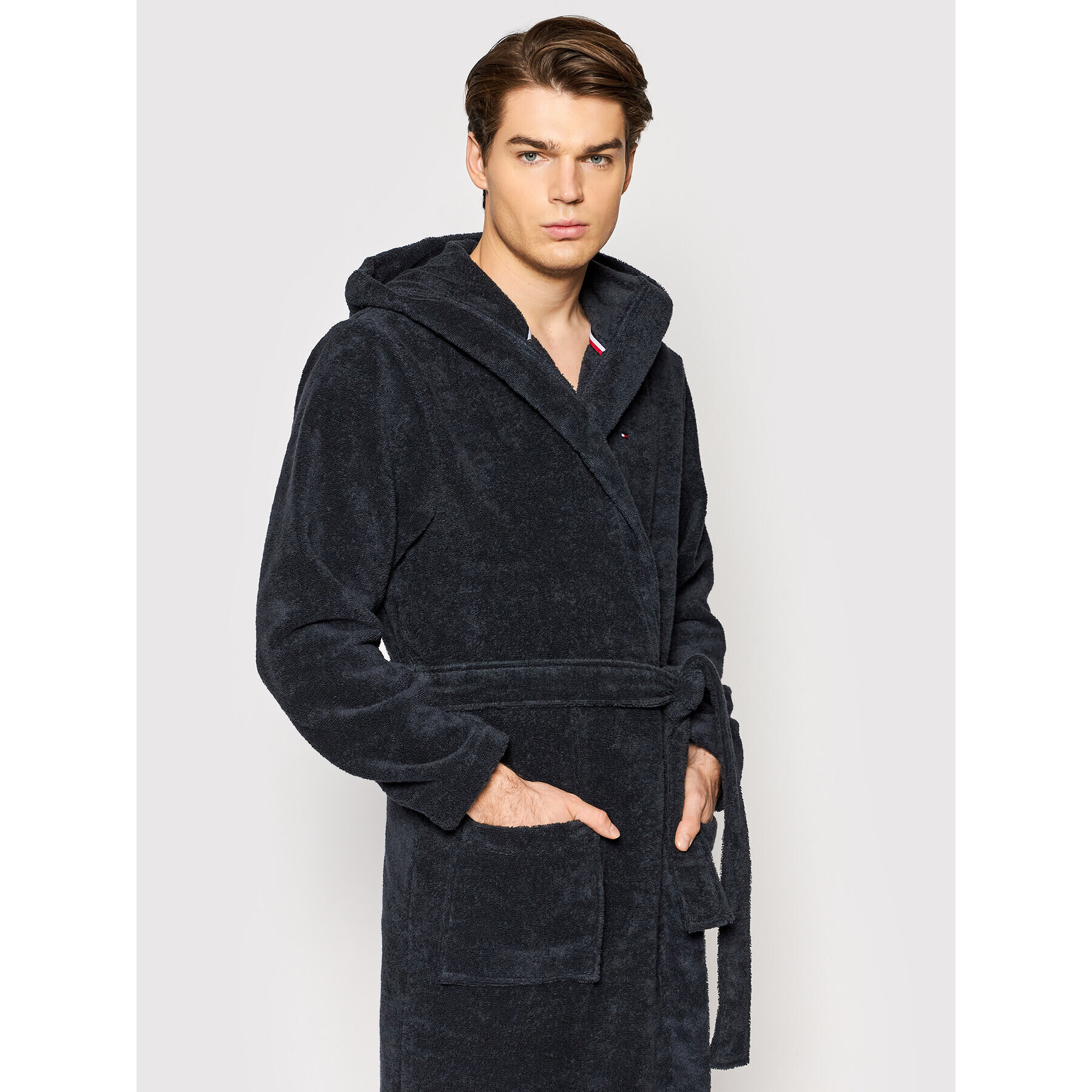 Tommy Hilfiger Халат UM0UM02373 Тъмносин - Pepit.bg