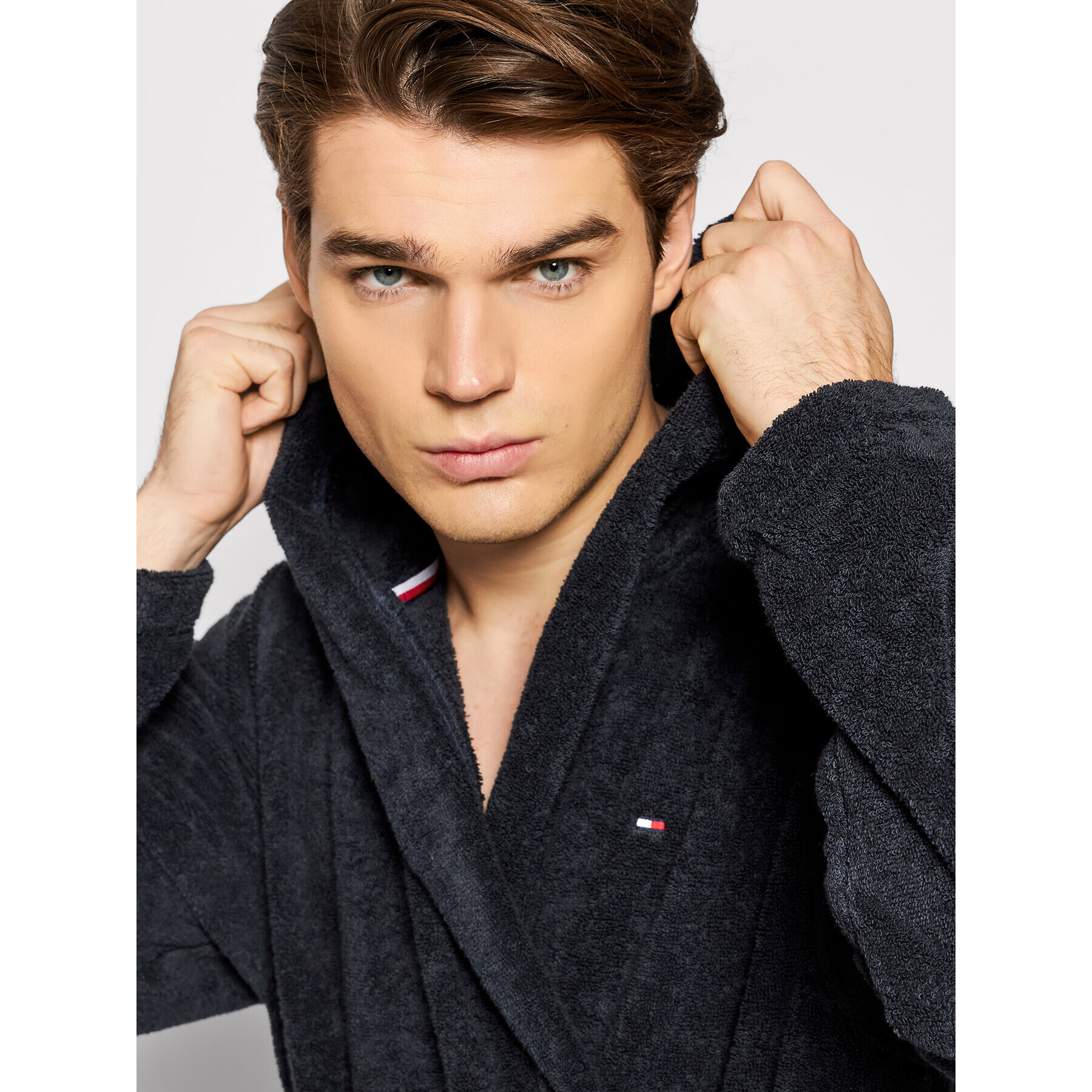 Tommy Hilfiger Халат UM0UM02373 Тъмносин - Pepit.bg