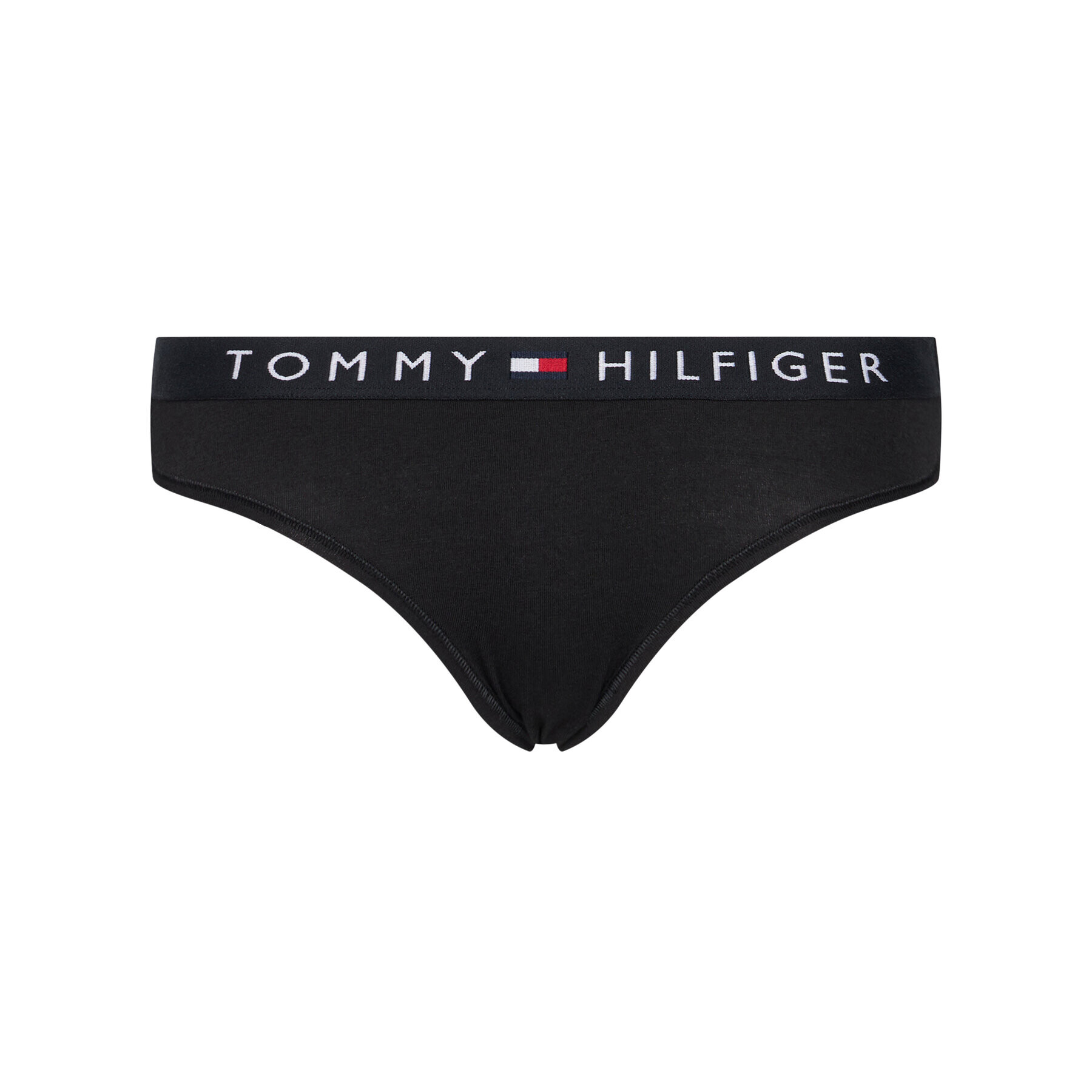 Tommy Hilfiger Класически дамски бикини Bikini UW0UW01566 Черен - Pepit.bg