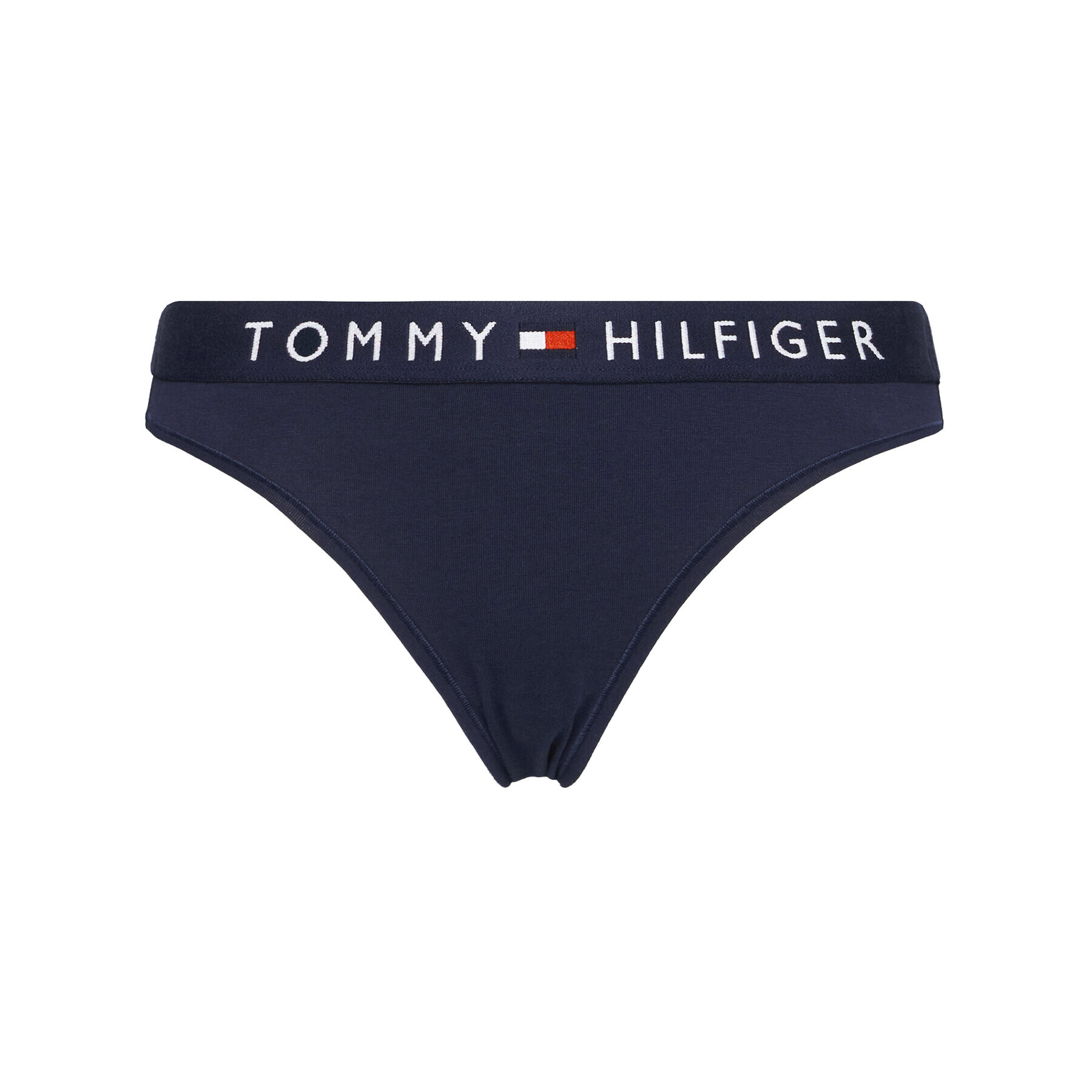 Tommy Hilfiger Класически дамски бикини Bikini UW0UW01566 Тъмносин - Pepit.bg