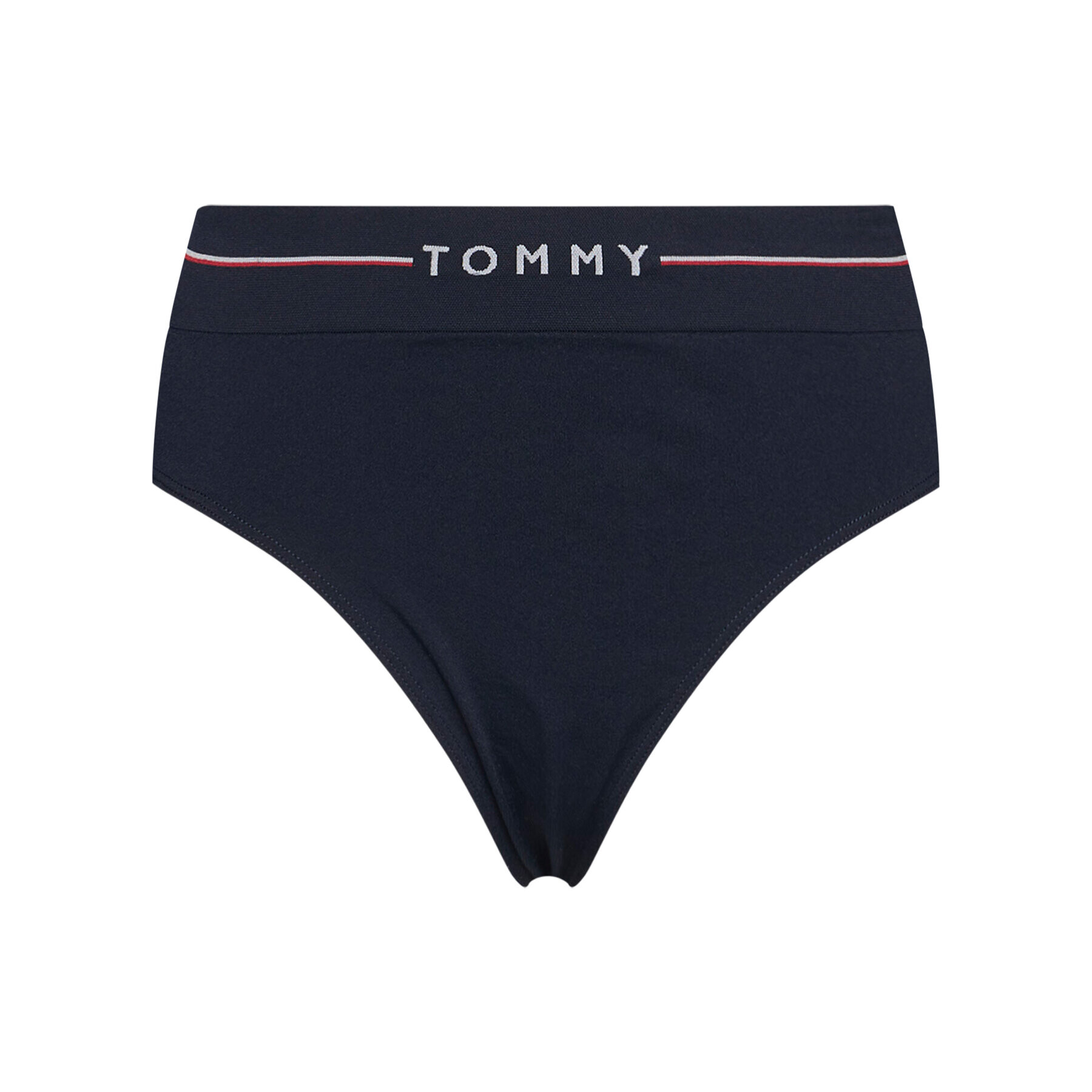 Tommy Hilfiger Класически дамски бикини Curve Seamless Logo UW0UW02631 Тъмносин - Pepit.bg