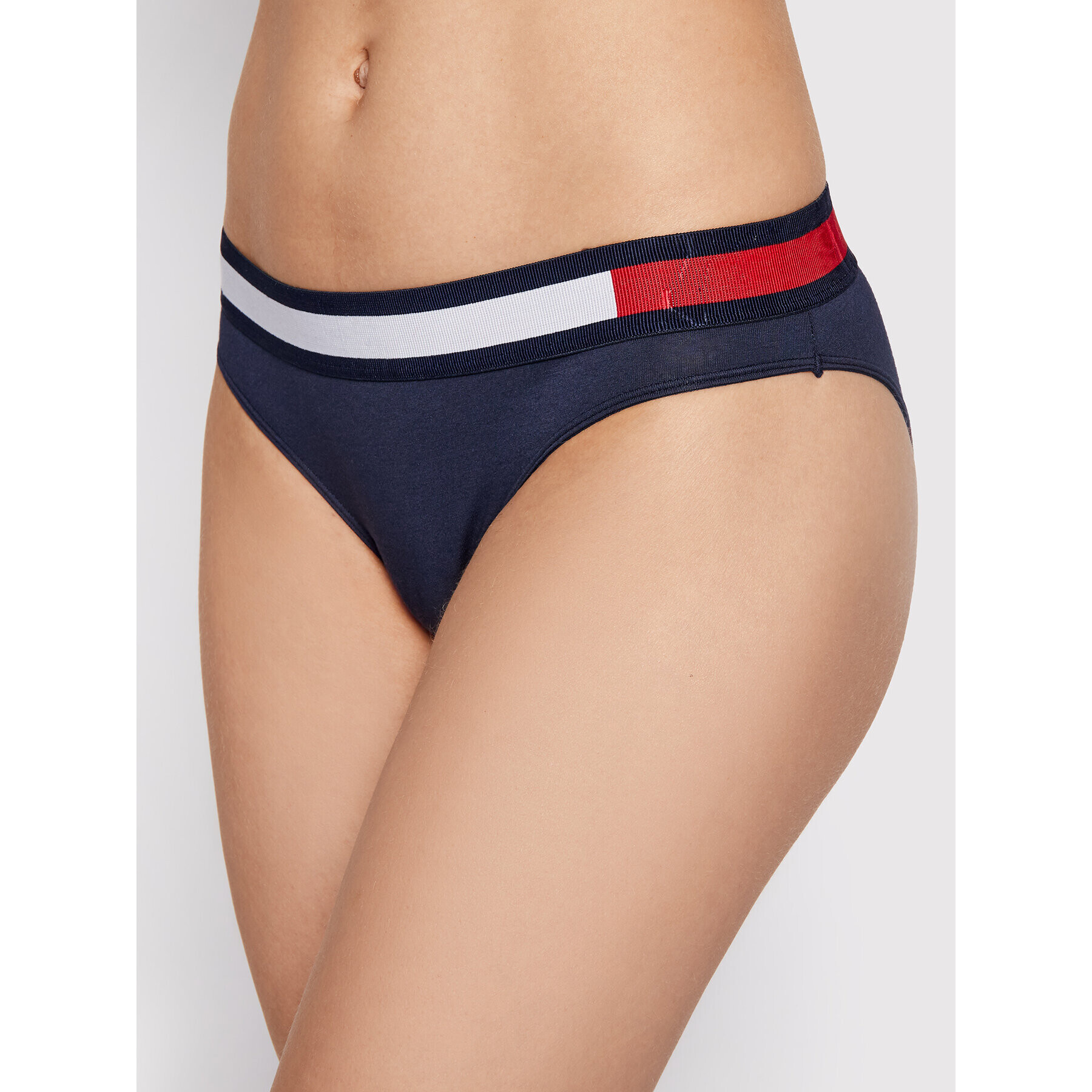 Tommy Hilfiger Класически дамски бикини UW0UW01560 Тъмносин - Pepit.bg