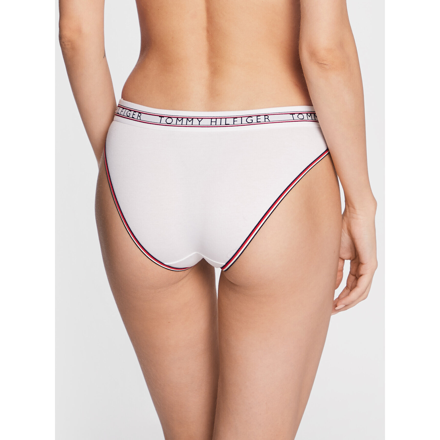 Tommy Hilfiger Класически дамски бикини UW0UW03536 Бял - Pepit.bg