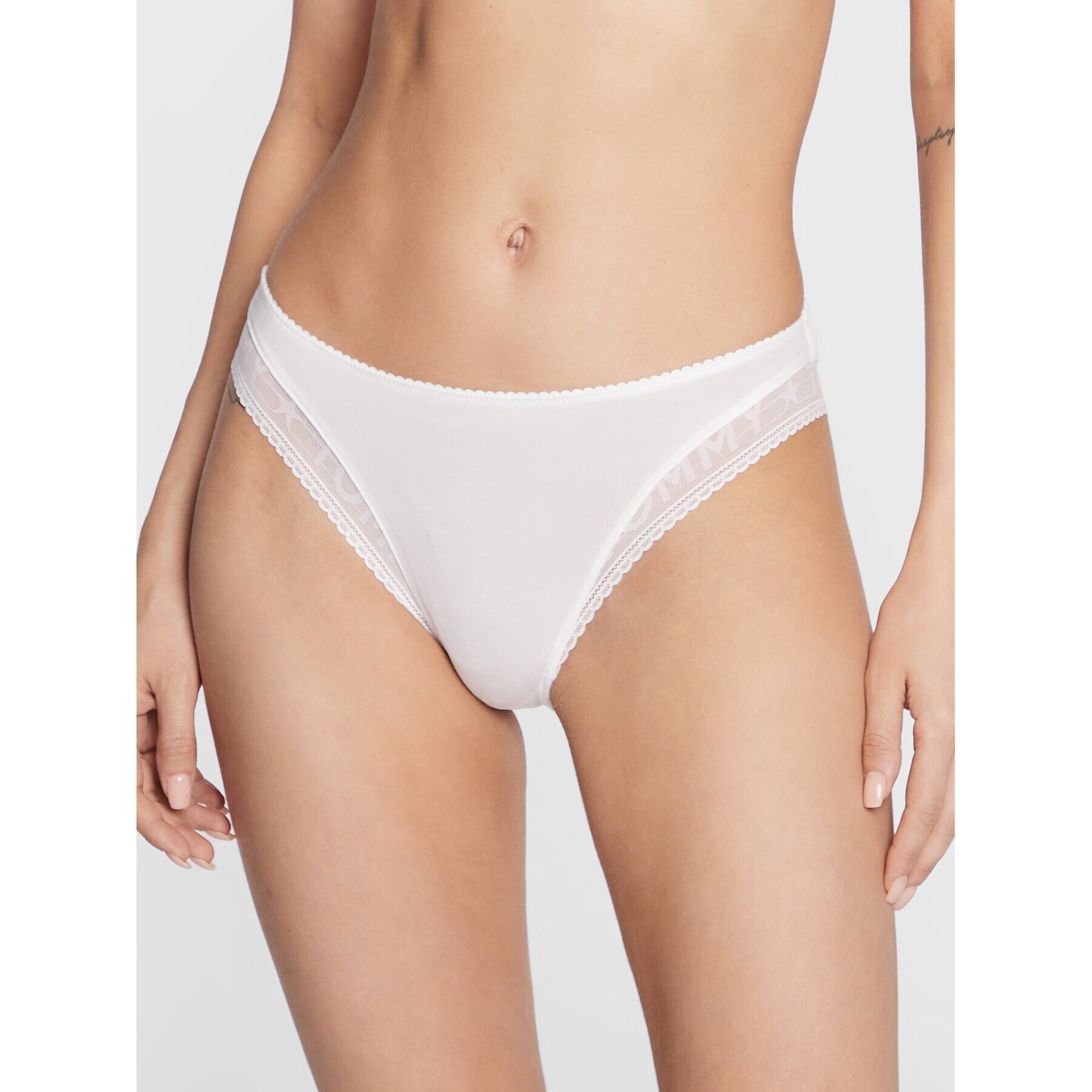 Tommy Hilfiger Класически дамски бикини UW0UW03546 Бял - Pepit.bg