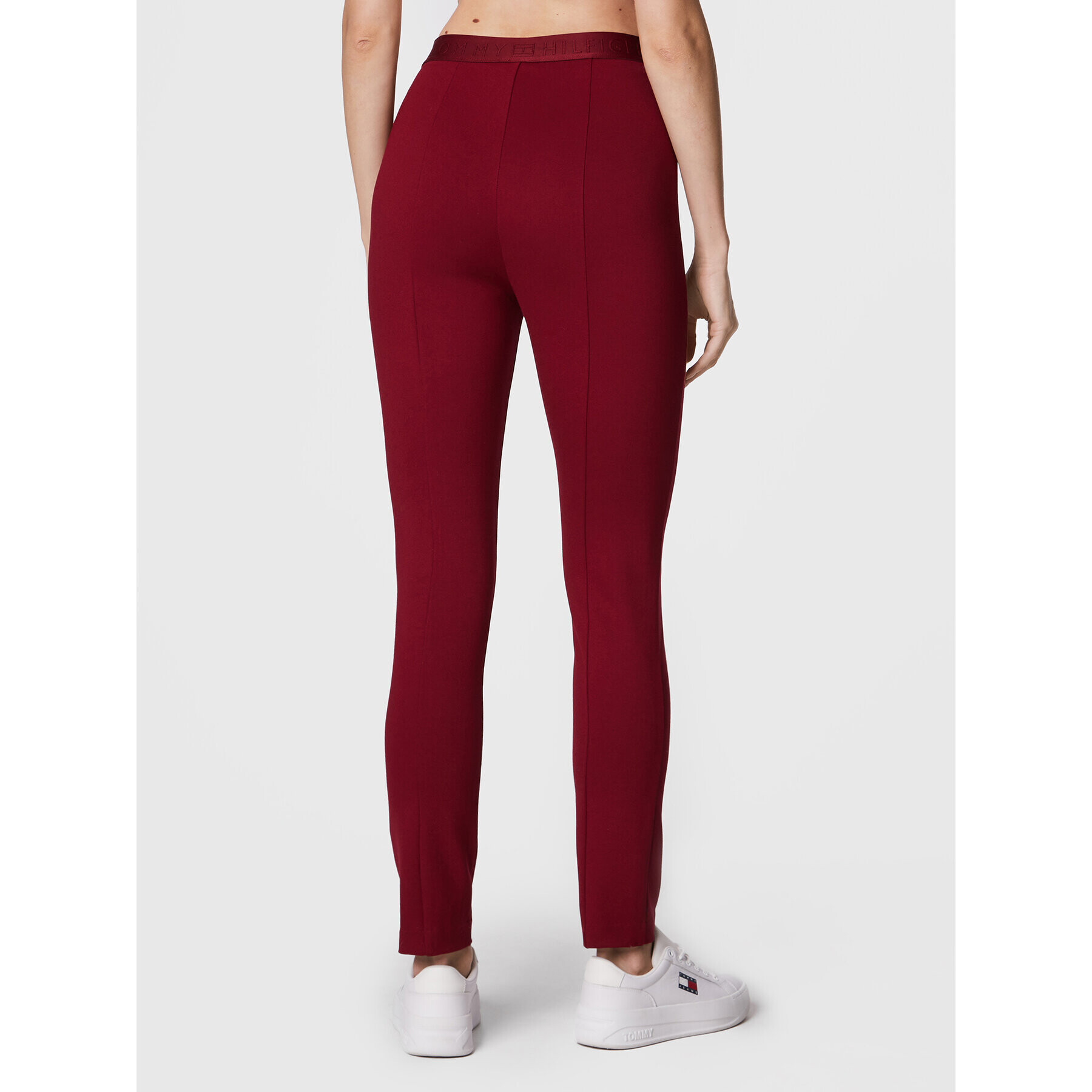 Tommy Hilfiger Клин Audrey WW0WW33449 Бордо Slim Fit - Pepit.bg