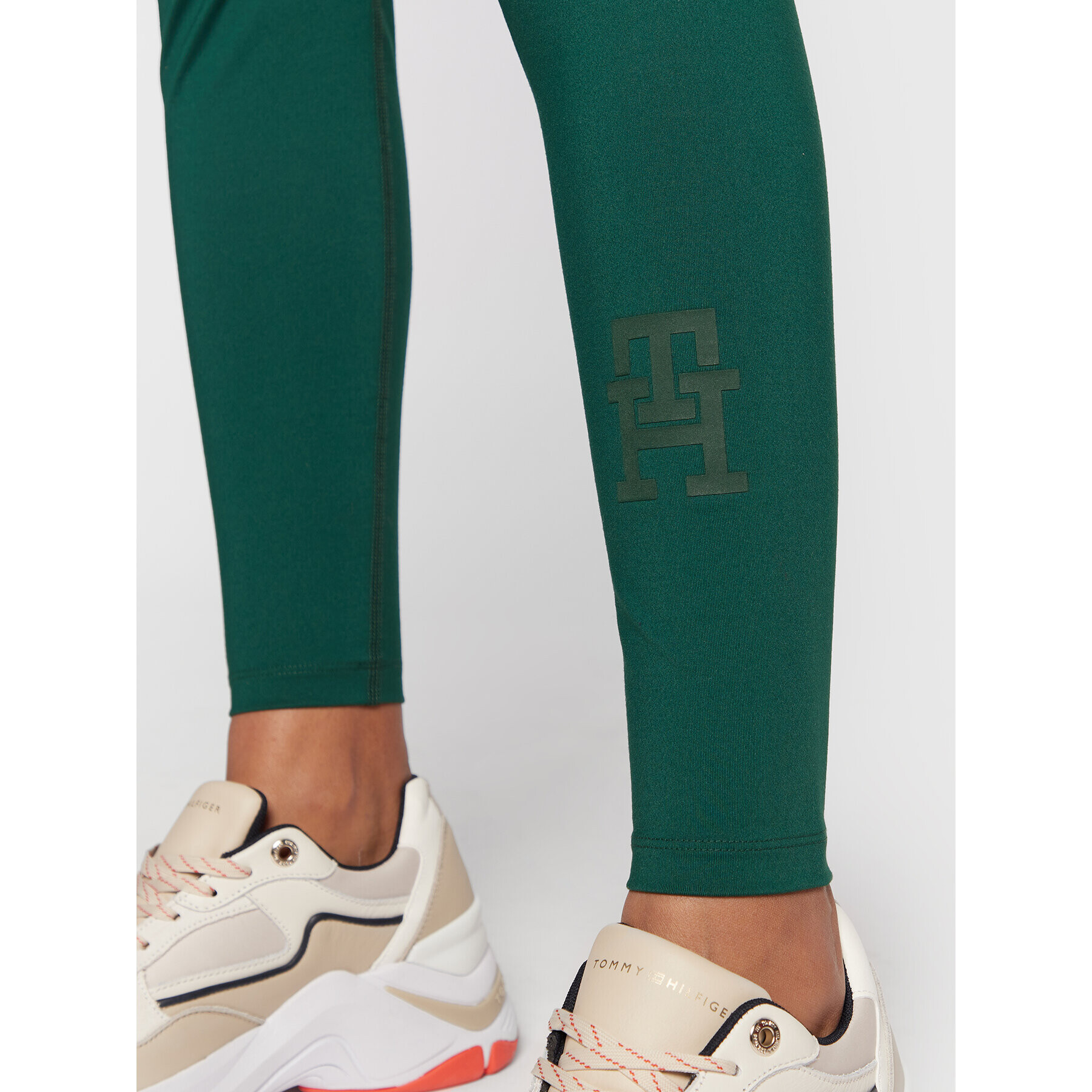 Tommy Hilfiger Клин Monogram S10S101595 Зелен Slim Fit - Pepit.bg