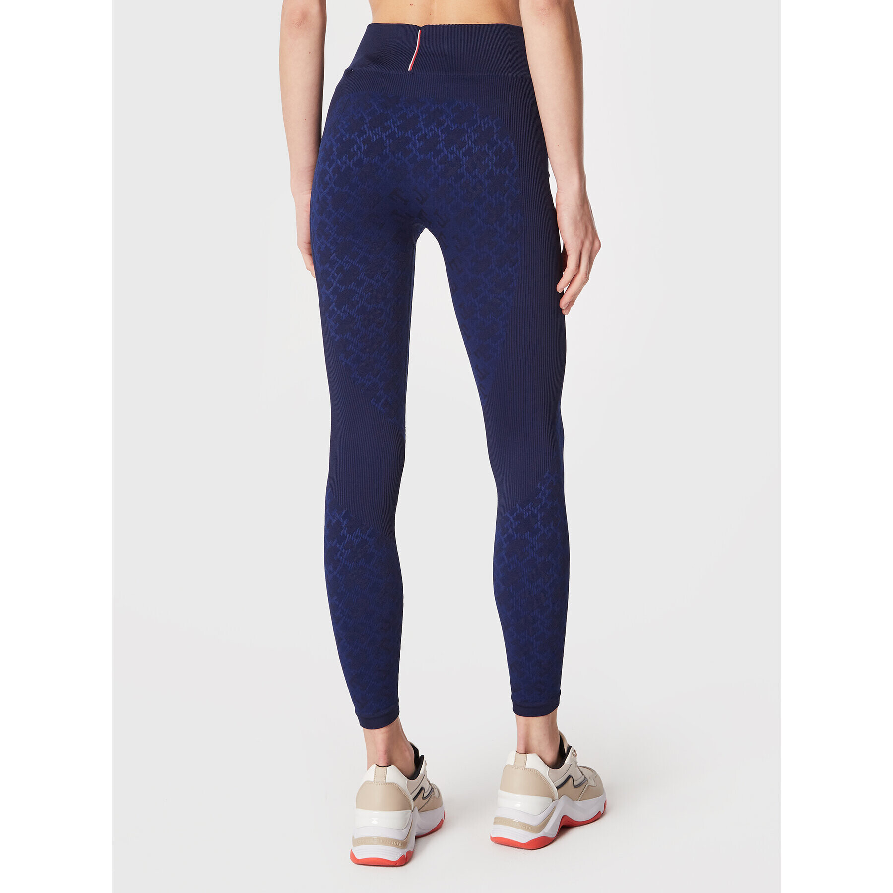 Tommy Hilfiger Клин Th Monogram Seamless S10S101596 Тъмносин Slim Fit - Pepit.bg