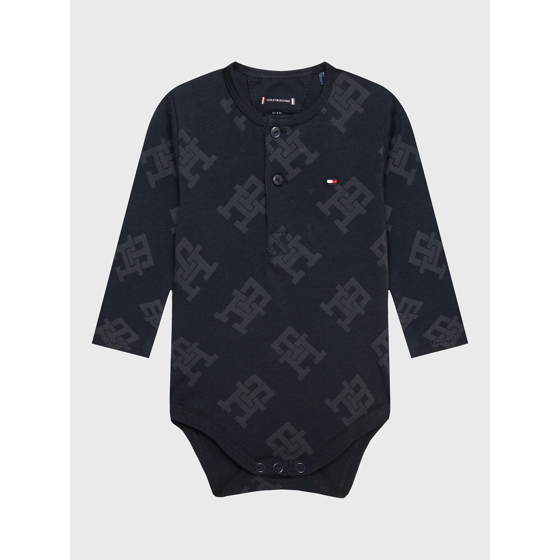 Tommy Hilfiger Комплект 2 чифта боди Monogram KN0KN01593 Цветен Regular Fit - Pepit.bg