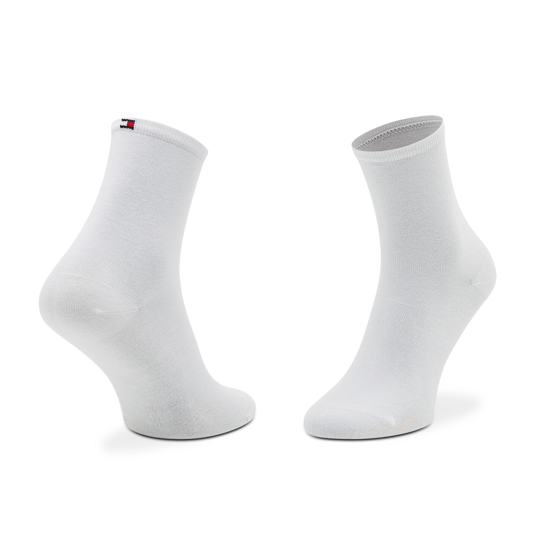 Tommy Hilfiger Комплект 2 чифта дълги чорапи дамски 701218400 Бял - Pepit.bg