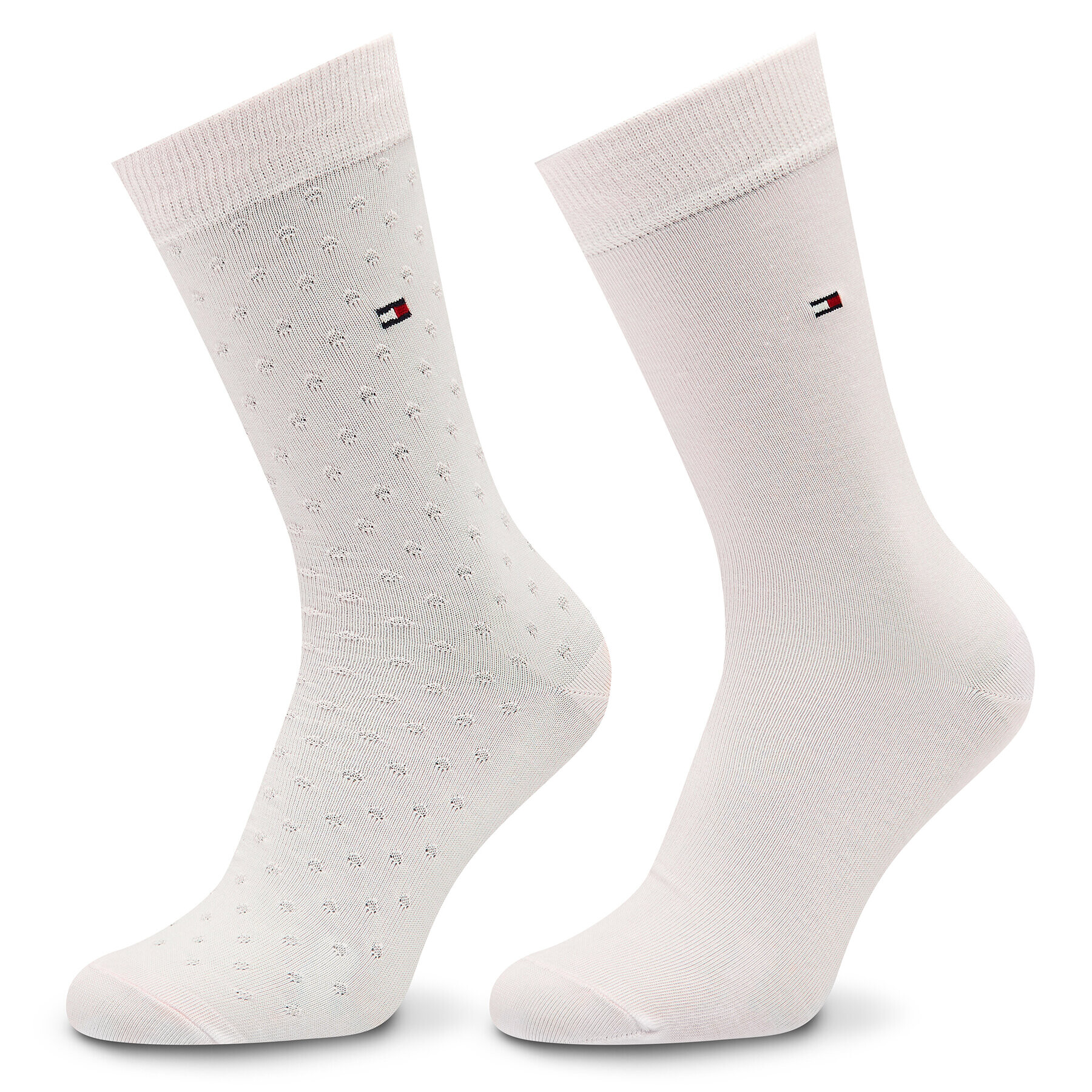 Tommy Hilfiger Комплект 2 чифта дълги чорапи дамски 701222644 Розов - Pepit.bg