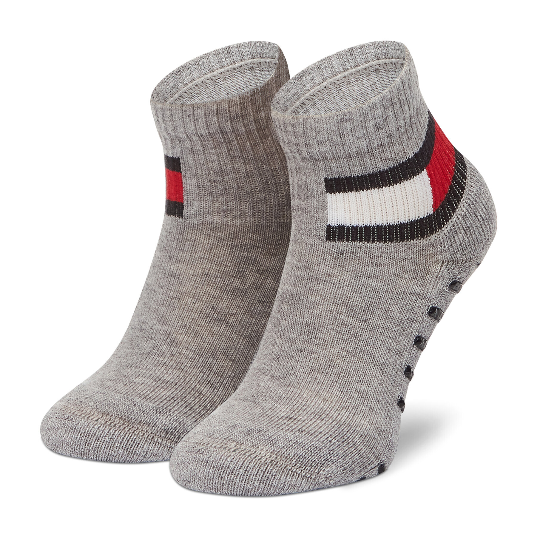 Tommy Hilfiger Комплект 2 чифта дълги чорапи детски 100002319 Сив - Pepit.bg