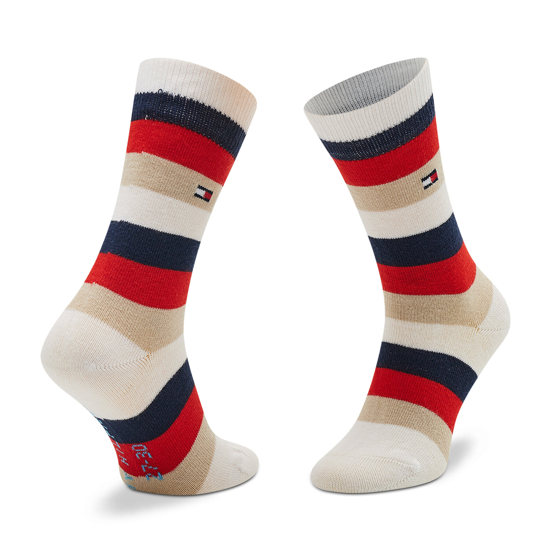 Tommy Hilfiger Комплект 2 чифта дълги чорапи детски 354009001 Бежов - Pepit.bg