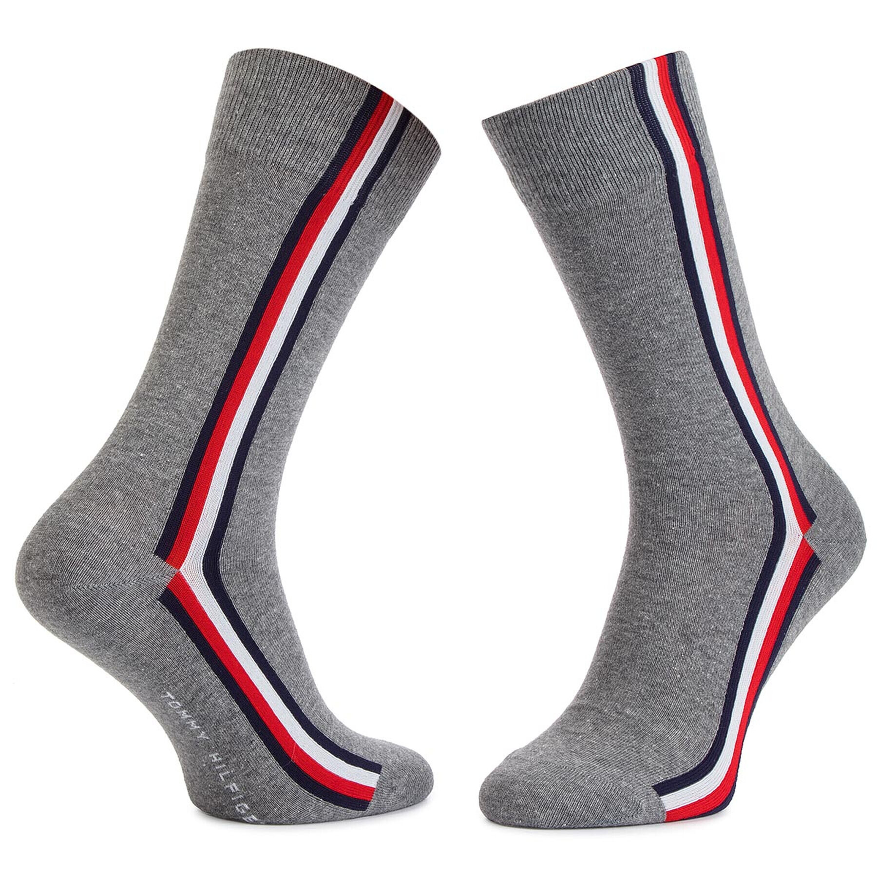 Tommy Hilfiger Комплект 2 чифта дълги чорапи мъжки 471010001 Тъмносин - Pepit.bg