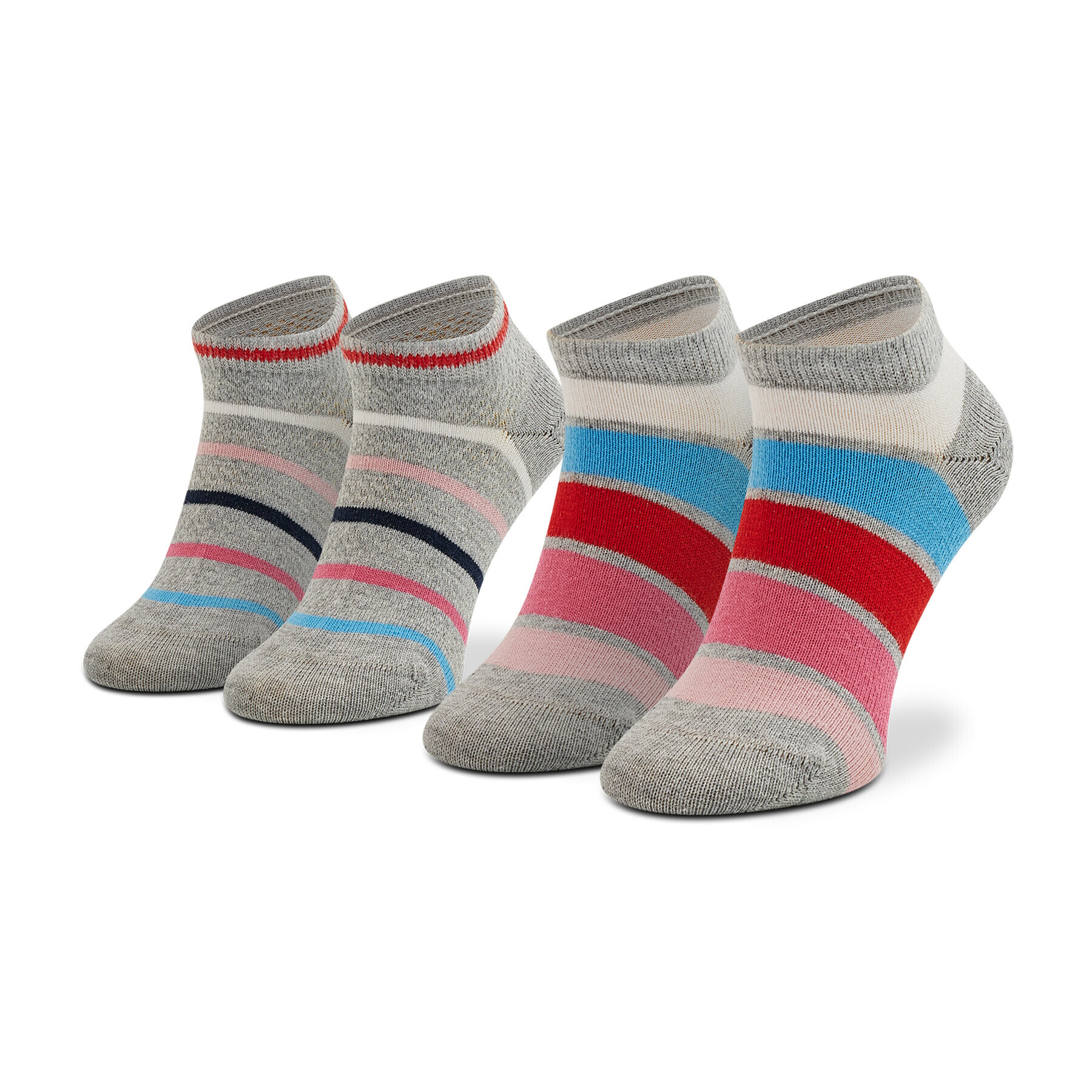 Tommy Hilfiger Комплект 2 чифта къси чорапи детски 701218373 Сив - Pepit.bg