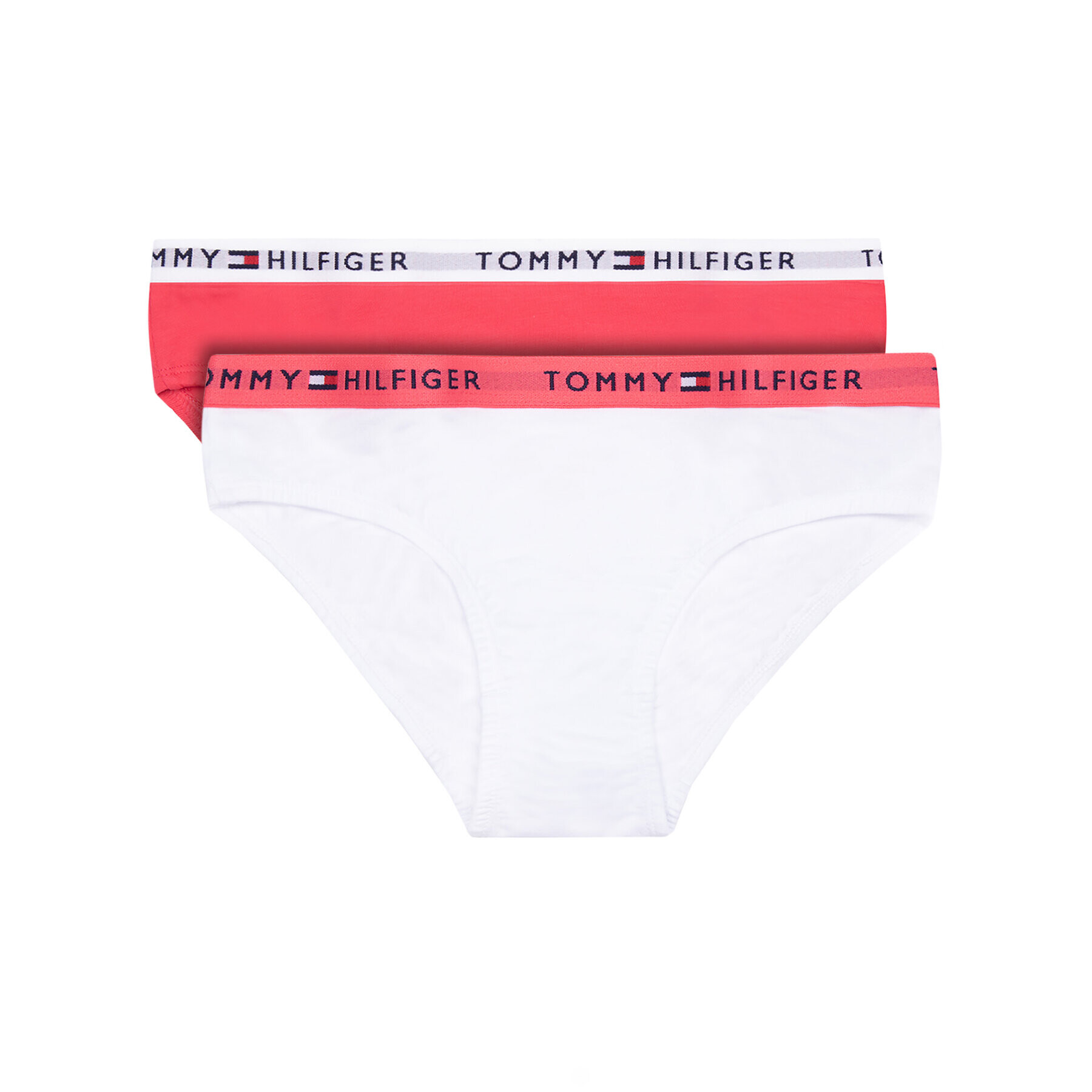 Tommy Hilfiger Комплект 2 чифта слипове 2P Bikini UG0UB90005 Бял Regular Fit - Pepit.bg