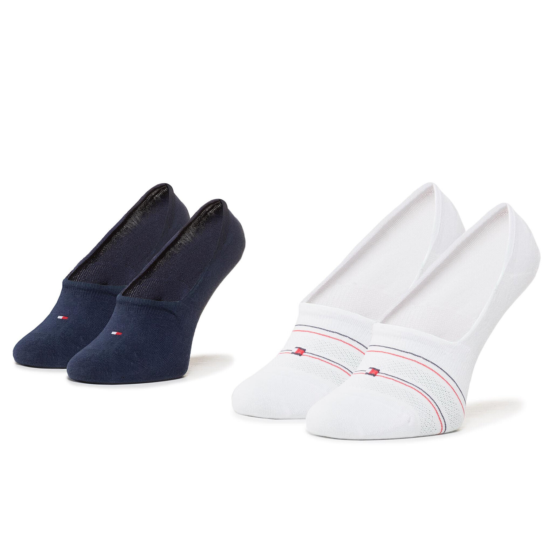 Tommy Hilfiger Комплект 2 чифта терлик дамски 320306001 Бял - Pepit.bg
