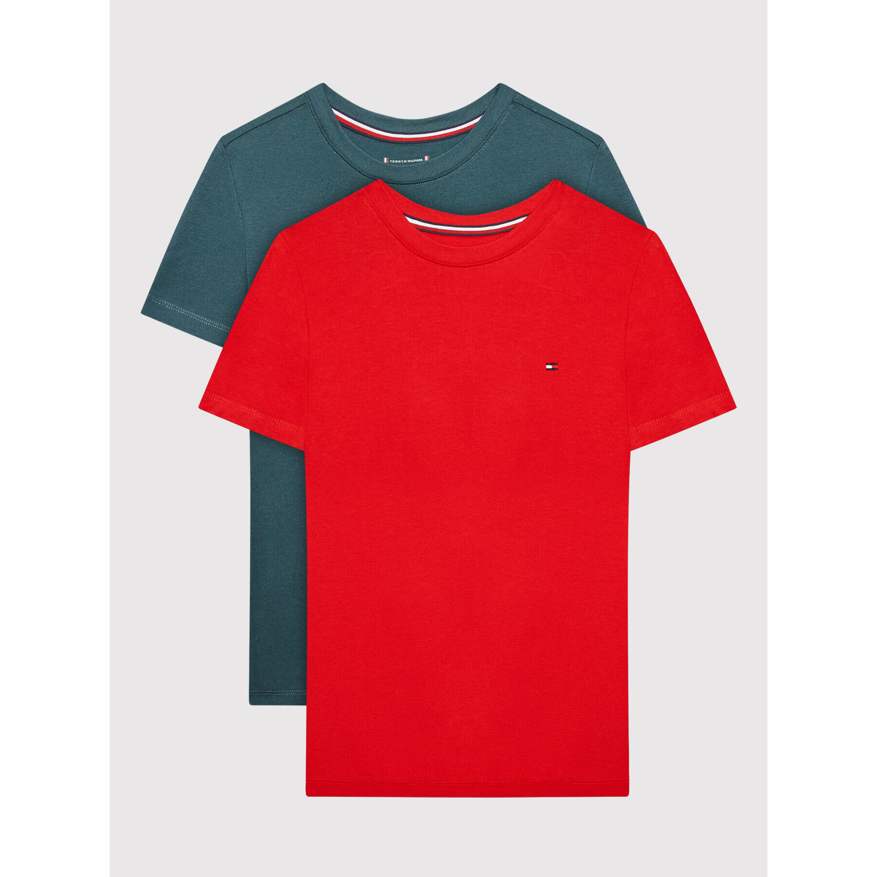 Tommy Hilfiger Комплект 2 тишъртки Cn Tee UB0UB00310 Тъмносин Regular Fit - Pepit.bg