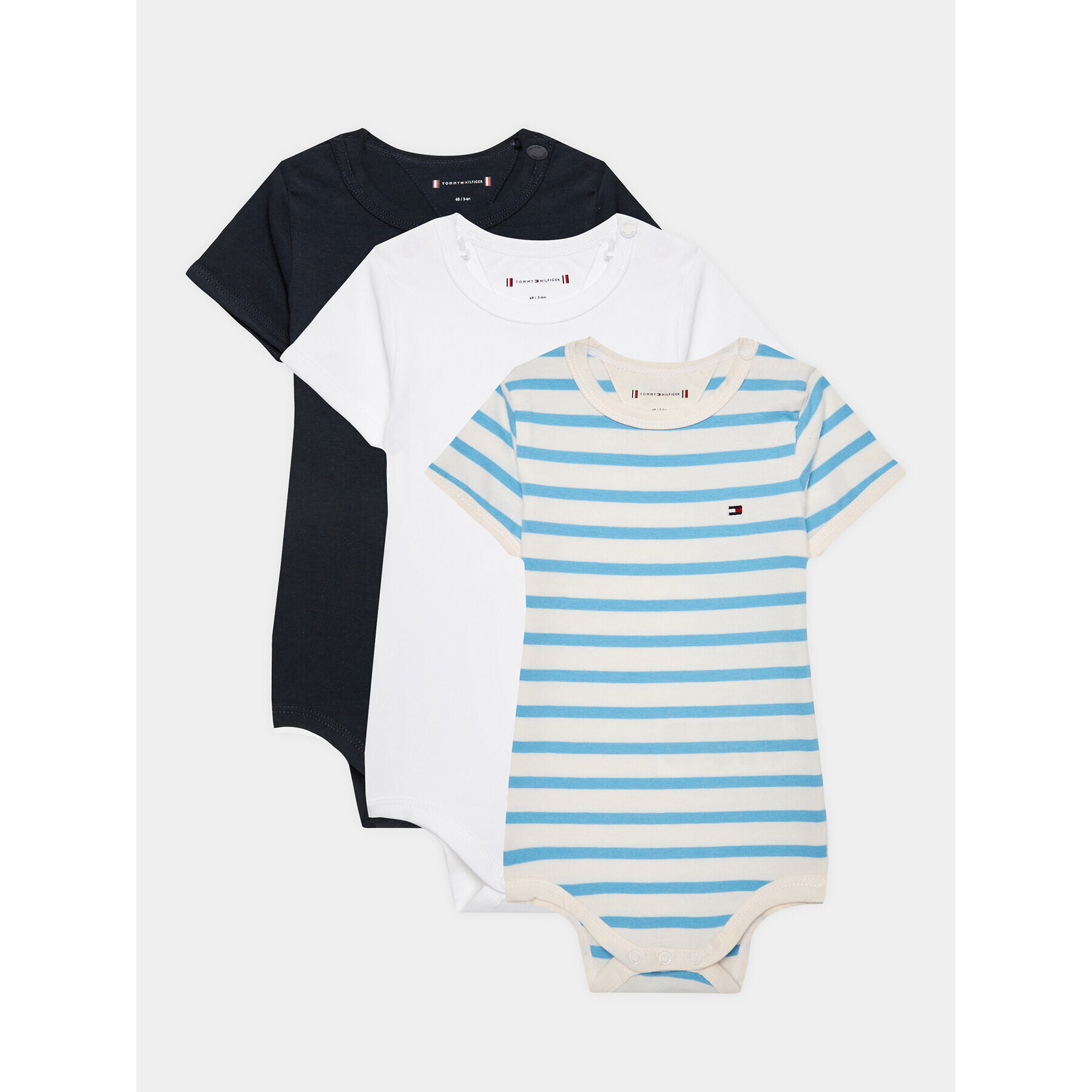 Tommy Hilfiger Комплект 3 чифта боди KN0KN01606 Тъмносин - Pepit.bg