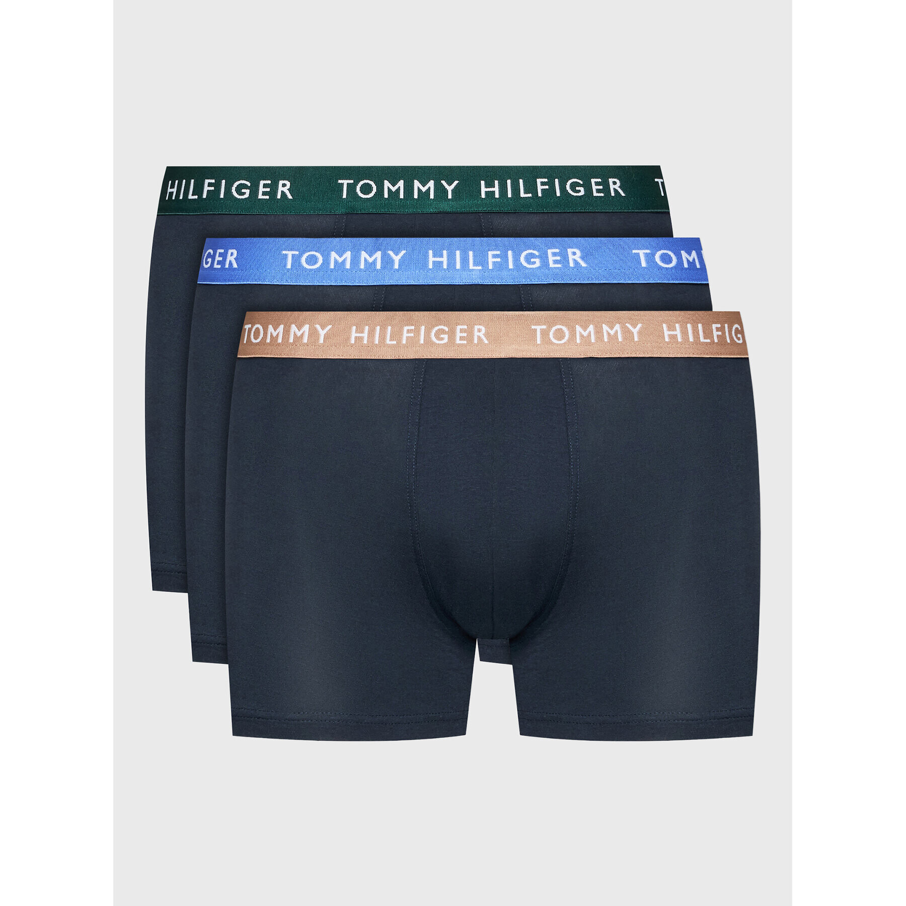 Tommy Hilfiger Комплект 3 чифта боксерки UM0UM02324 Тъмносин - Pepit.bg