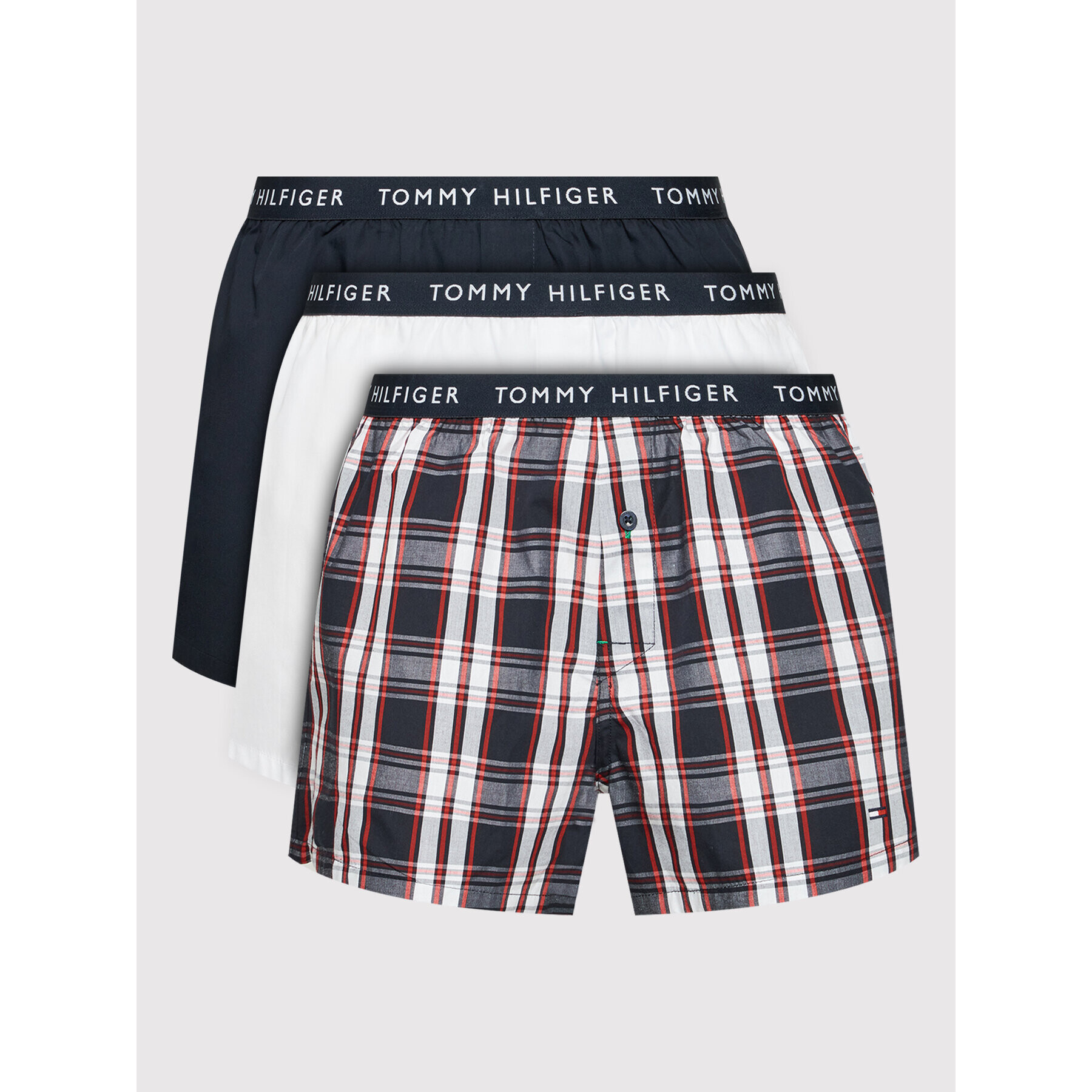 Tommy Hilfiger Комплект 3 чифта боксерки UM0UM02414 Цветен - Pepit.bg