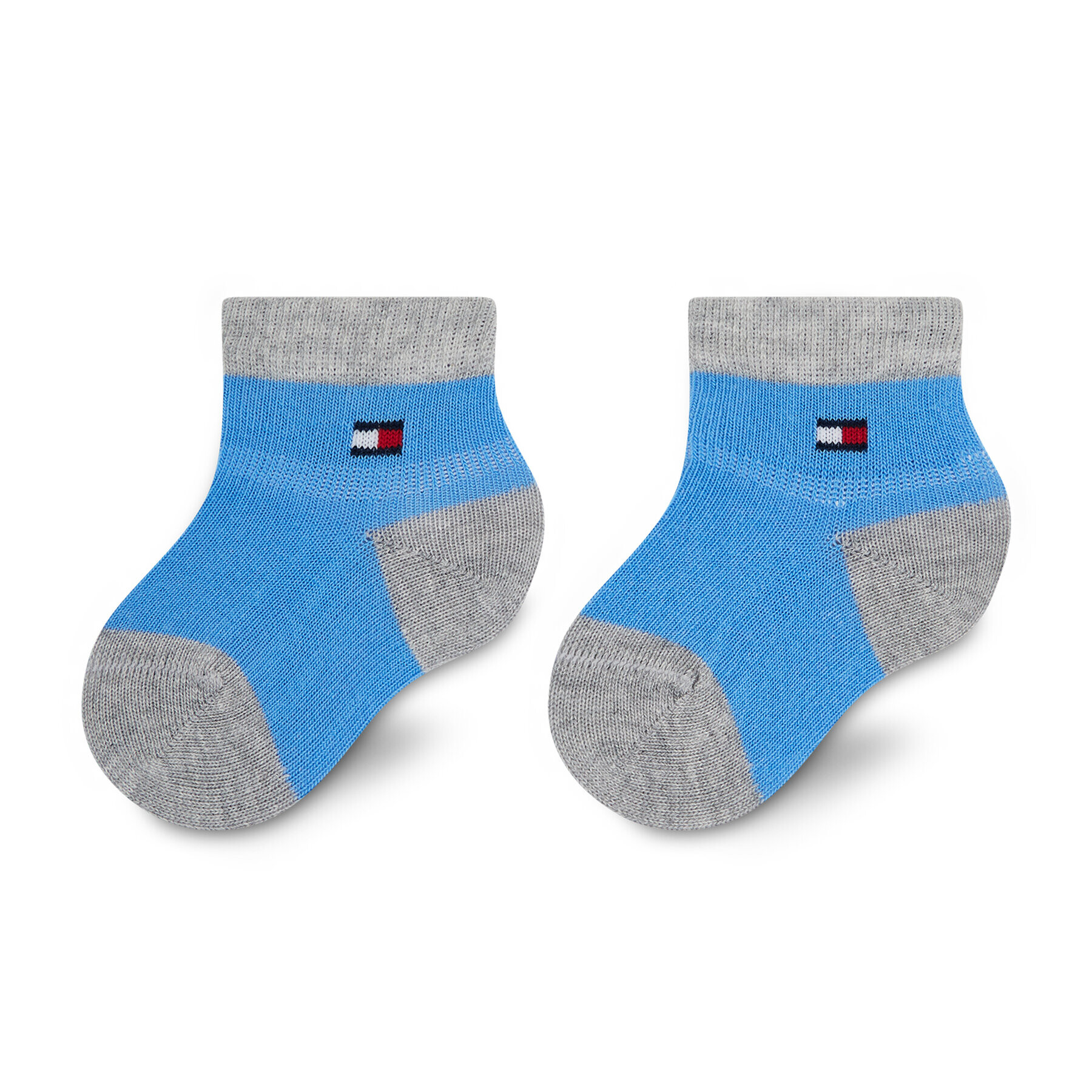 Tommy Hilfiger Комплект 3 чифта дълги чорапи детски 701210509 Сив - Pepit.bg