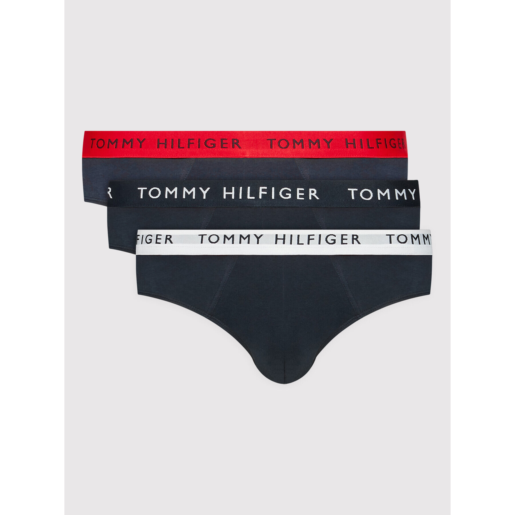 Tommy Hilfiger Комплект 3 чифта слипове UM0UM02389 Тъмносин - Pepit.bg