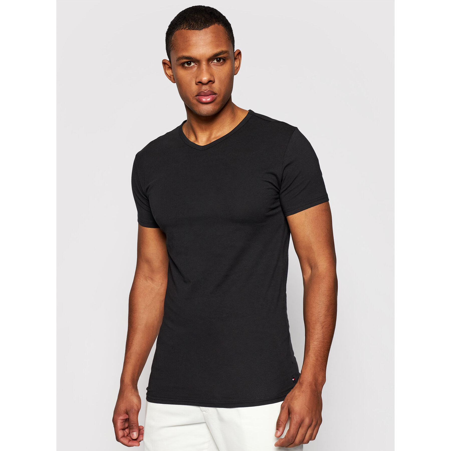 Tommy Hilfiger Комплект 3 тишърти 2S87903767 Черен Regular Fit - Pepit.bg