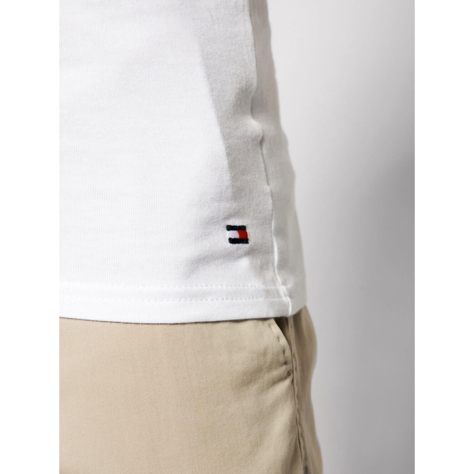 Tommy Hilfiger Комплект 3 тишърти Essential 2S87905187 Бял Regular Fit - Pepit.bg