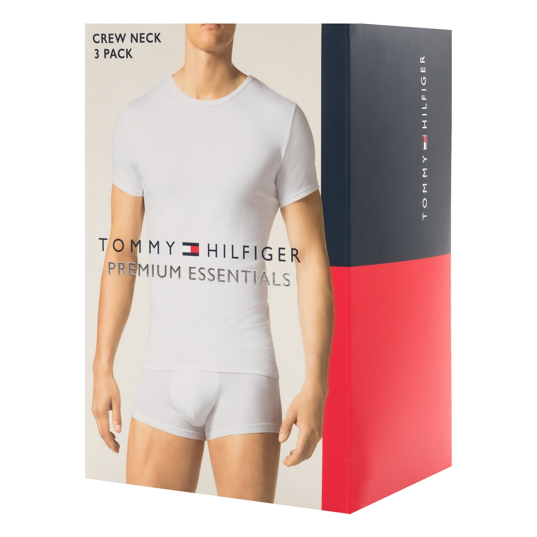 Tommy Hilfiger Комплект 3 тишърти Essential 2S87905187 Черен Regular Fit - Pepit.bg