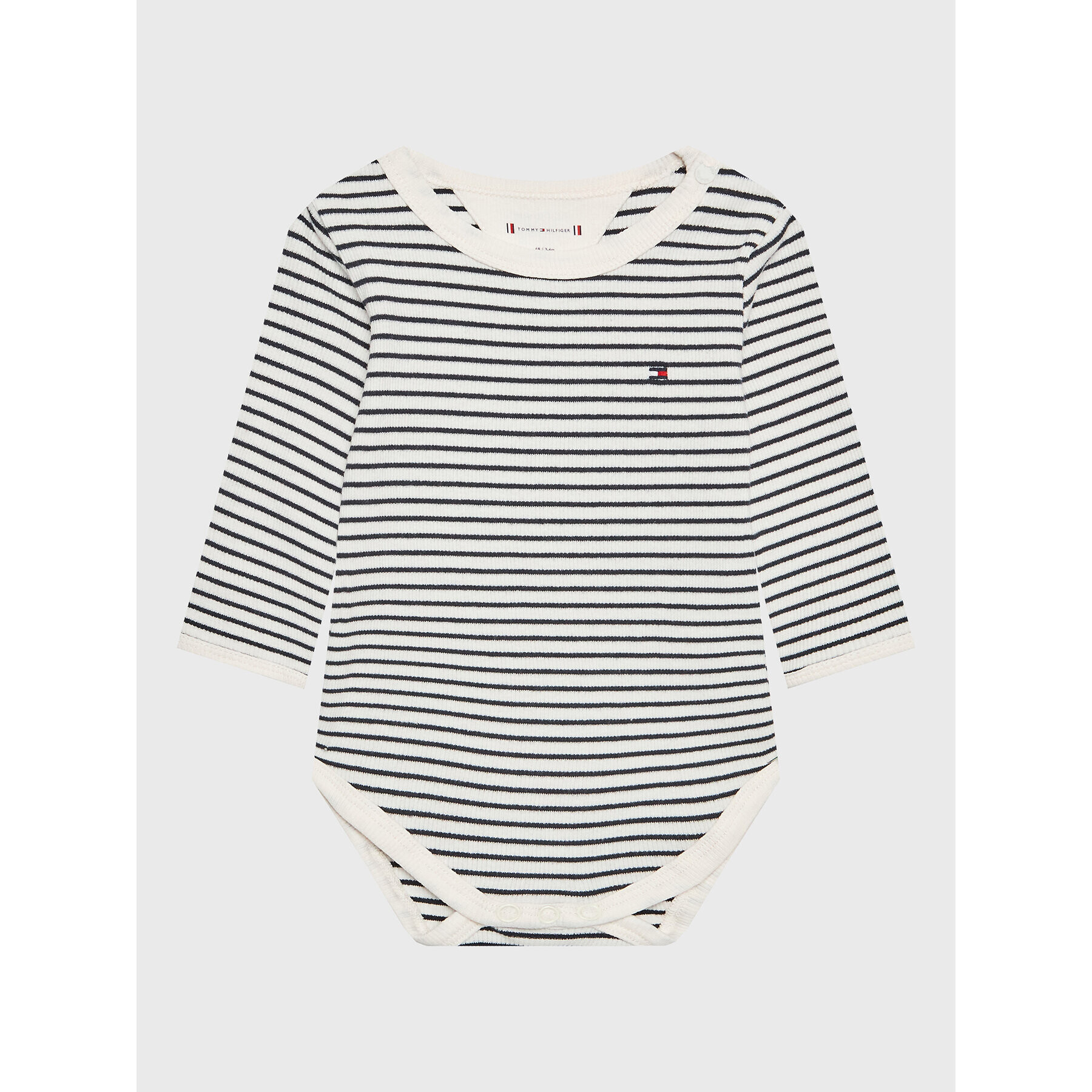 Tommy Hilfiger Комплект боди и панталон KN0KN01586 Бял Regular Fit - Pepit.bg