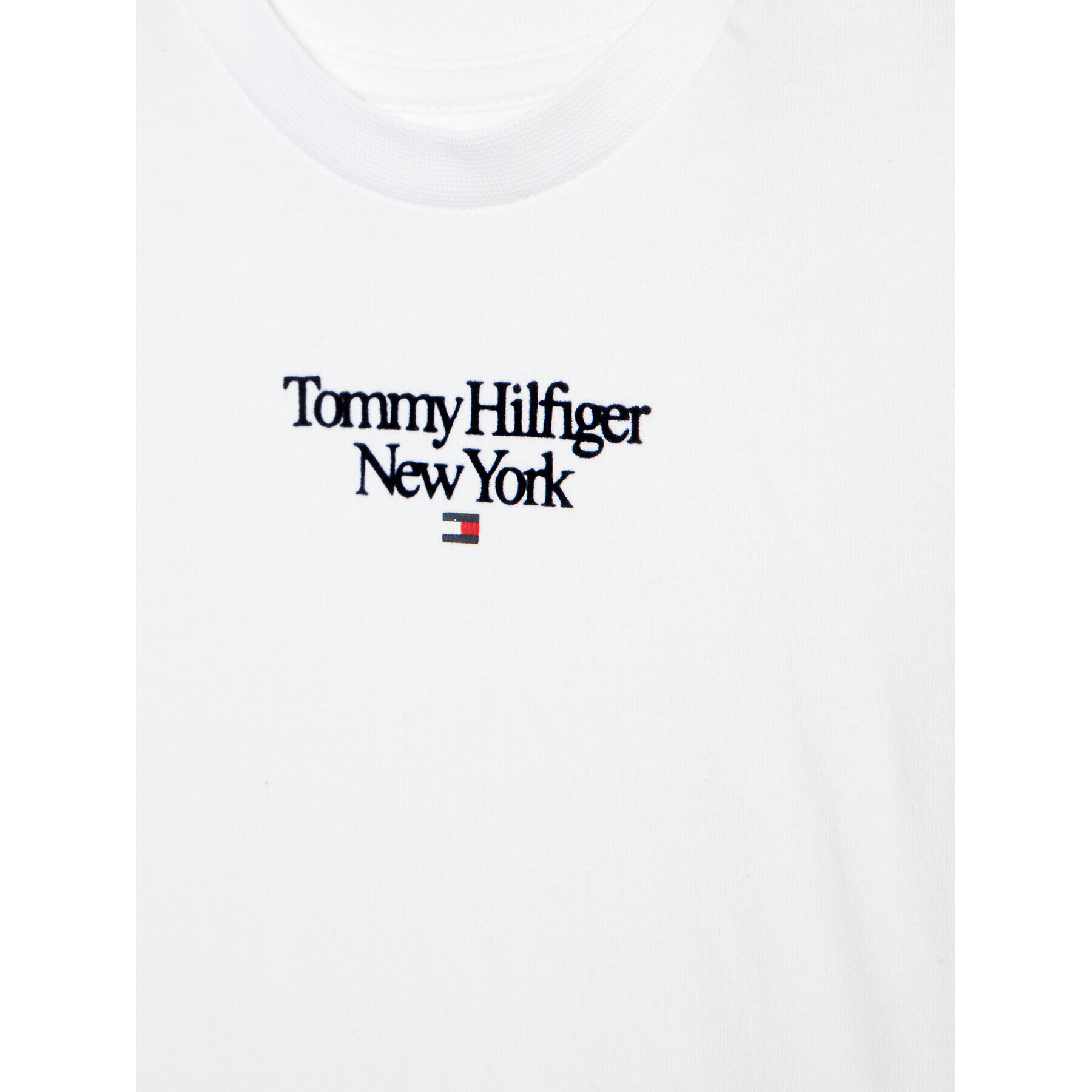 Tommy Hilfiger Комплект от тишърт и панталони Essential KN0KN01555 Бял Regular Fit - Pepit.bg