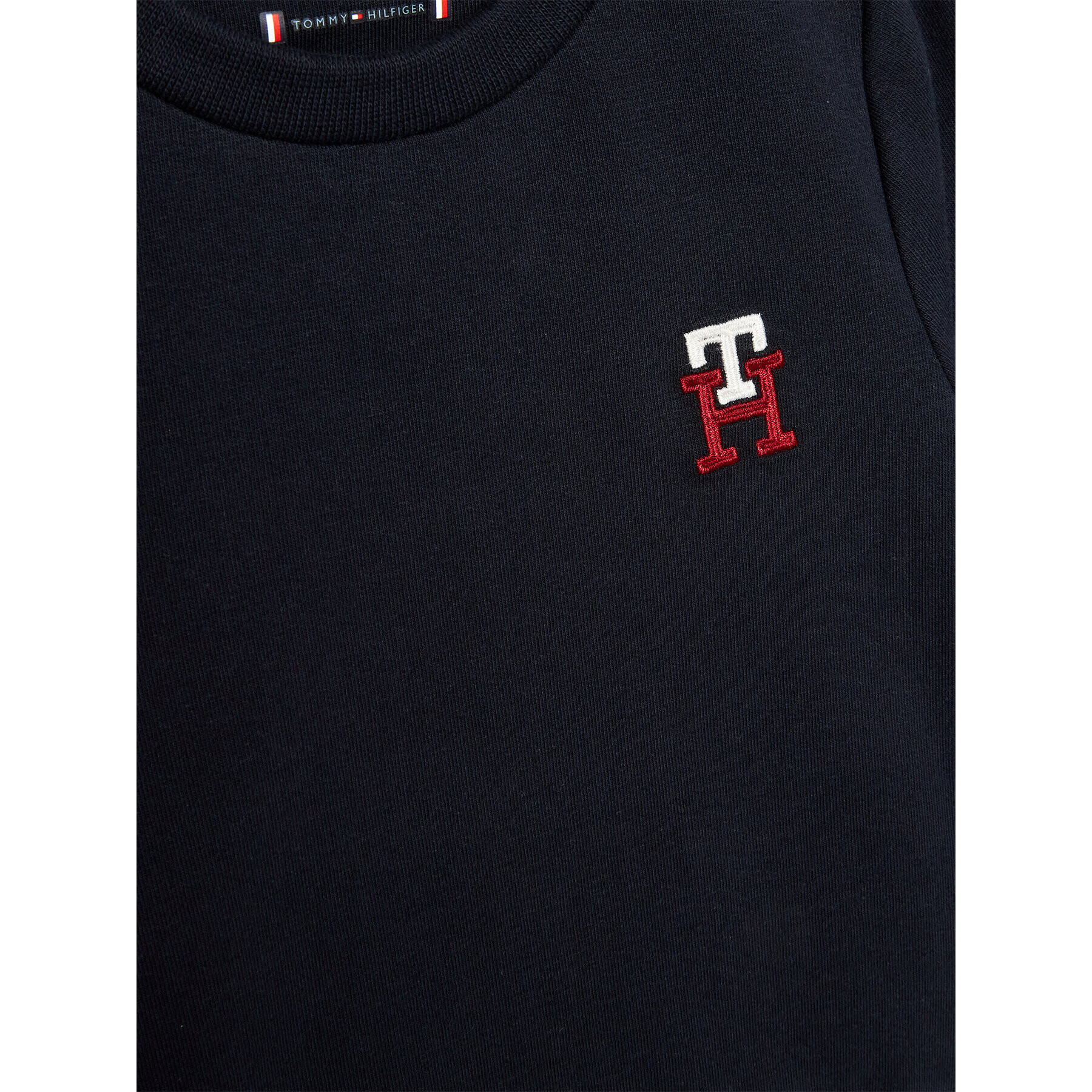 Tommy Hilfiger Комплект от тишърт суитшърт и панталони Monogram KN0KN01549 Тъмносин Regular Fit - Pepit.bg