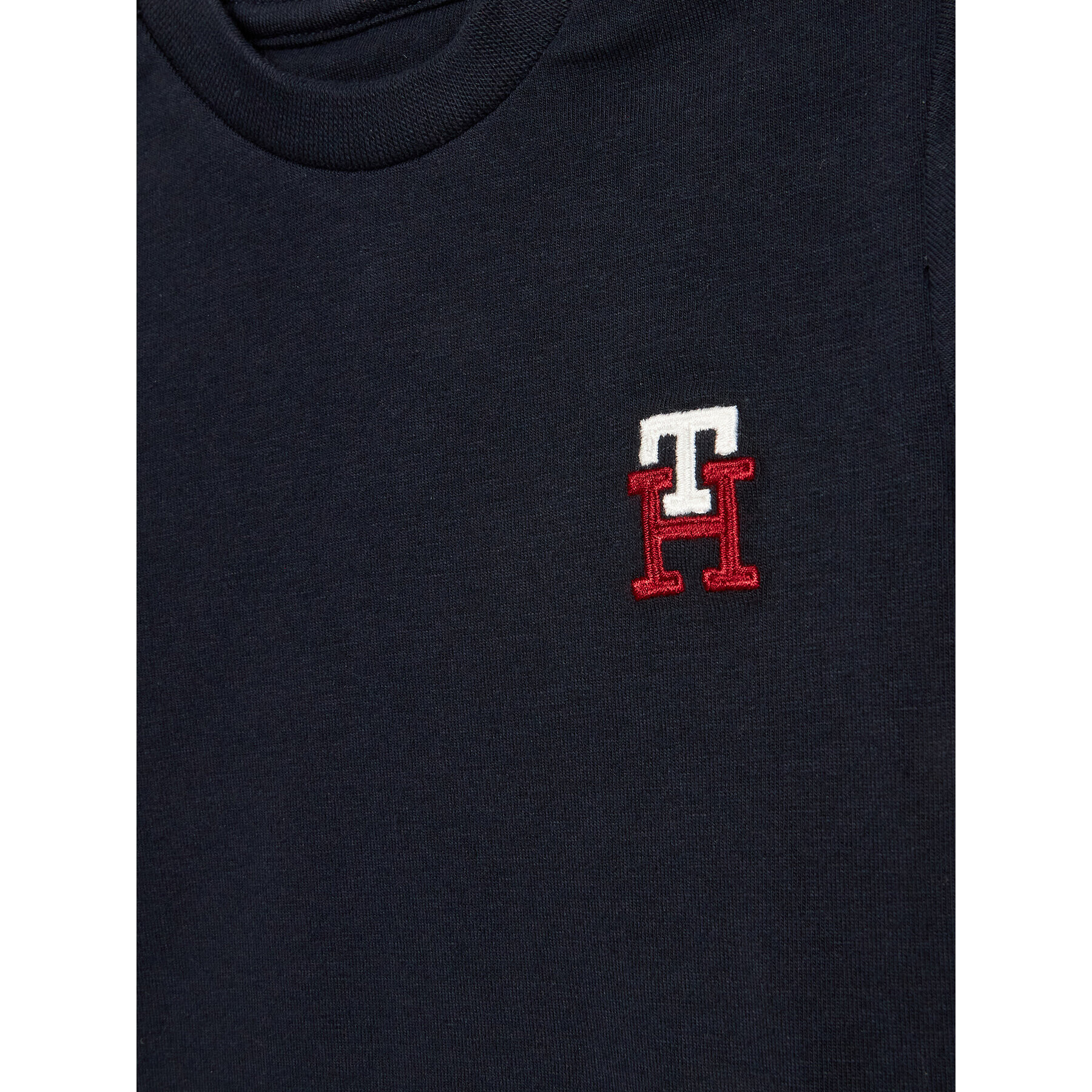 Tommy Hilfiger Комплект от тишърт суитшърт и панталони Monogram KN0KN01549 Тъмносин Regular Fit - Pepit.bg