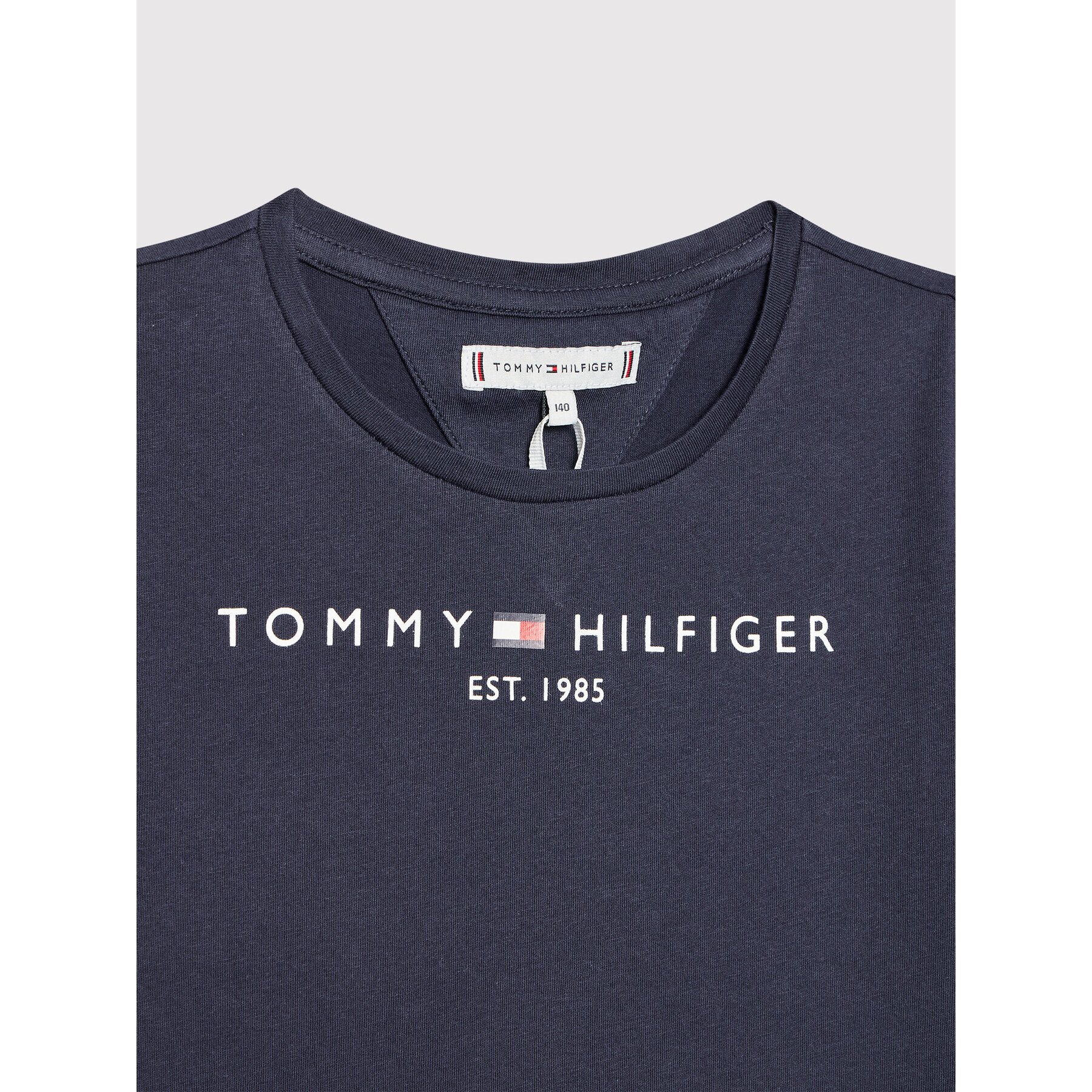 Tommy Hilfiger Комплект тишърт и панталонки Essential KG0KG06556 Тъмносин Regular Fit - Pepit.bg