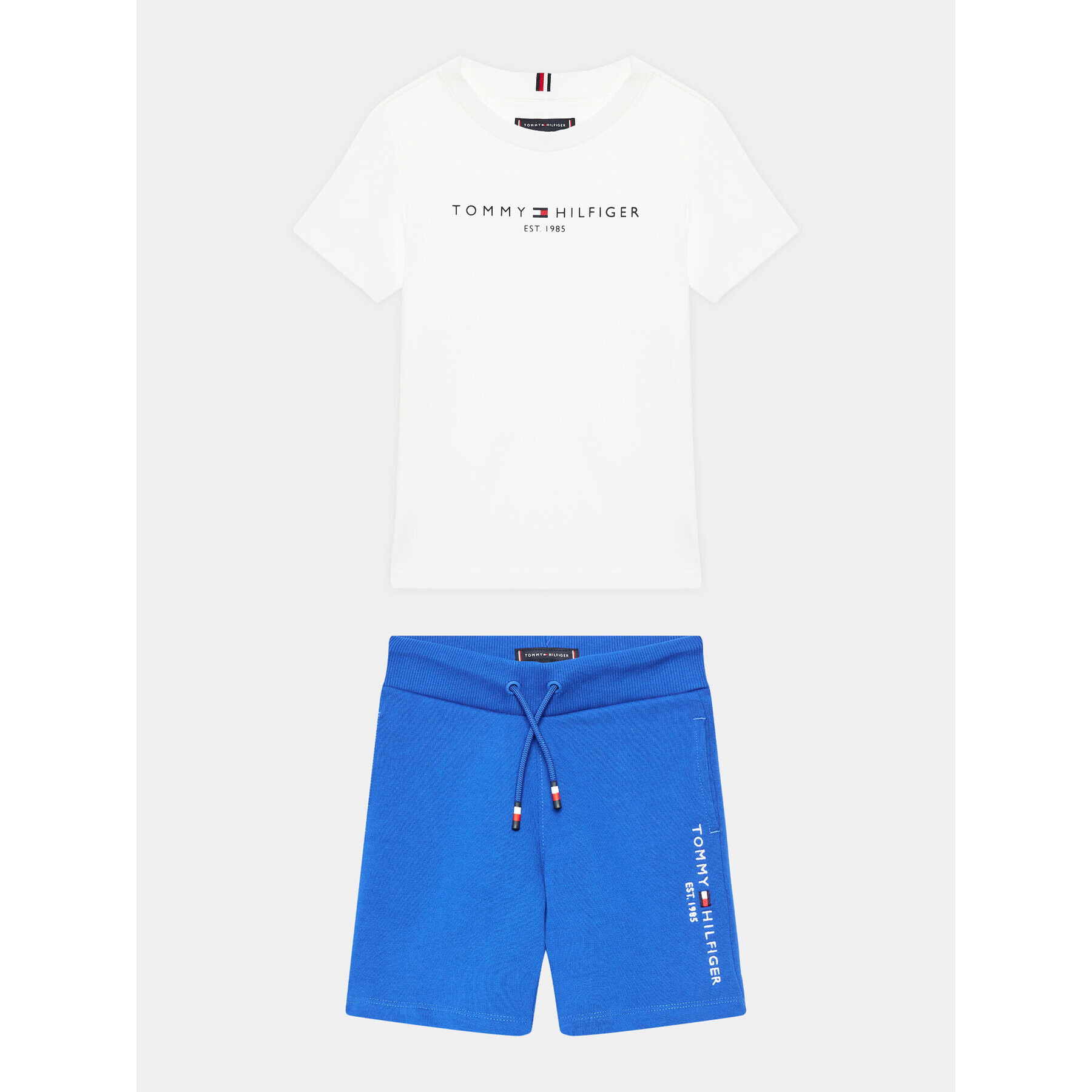 Tommy Hilfiger Комплект тишърт и спортни шорти KB0KB08186 D Цветен Regular Fit - Pepit.bg