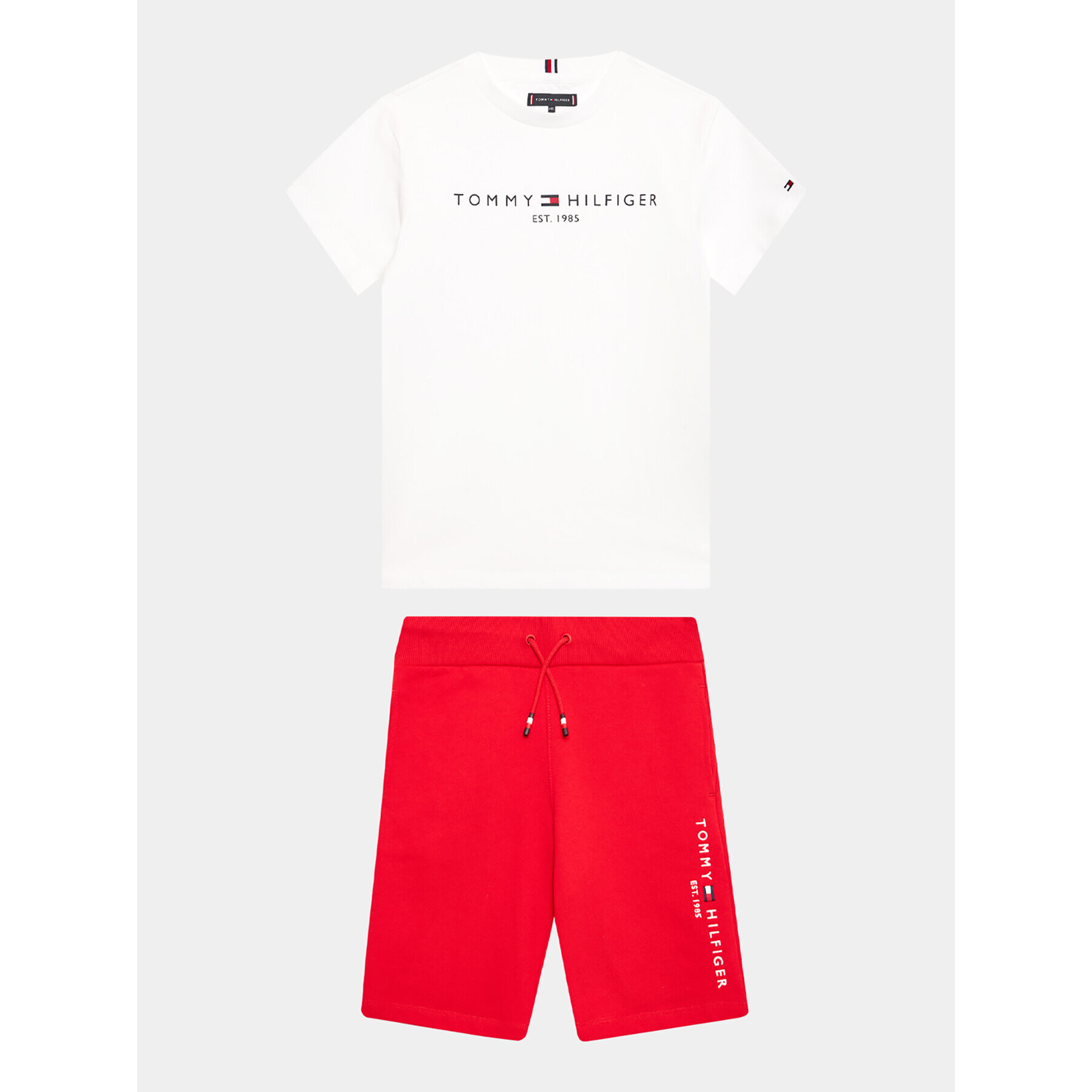 Tommy Hilfiger Комплект тишърт и спортни шорти KB0KB08186 D Цветен Regular Fit - Pepit.bg