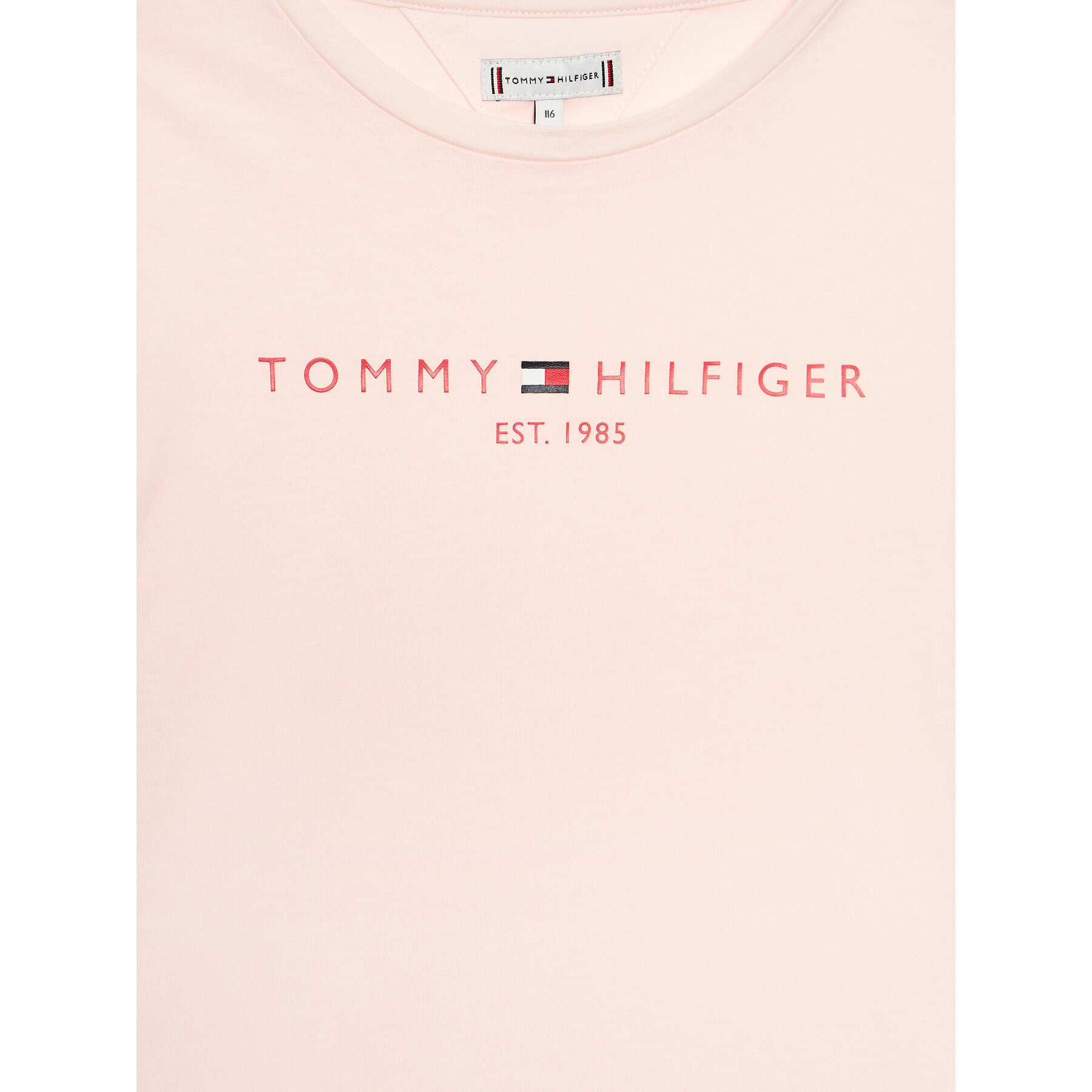 Tommy Hilfiger Комплект тишърт и спортни шорти KG0KG07281 M Розов Regular Fit - Pepit.bg