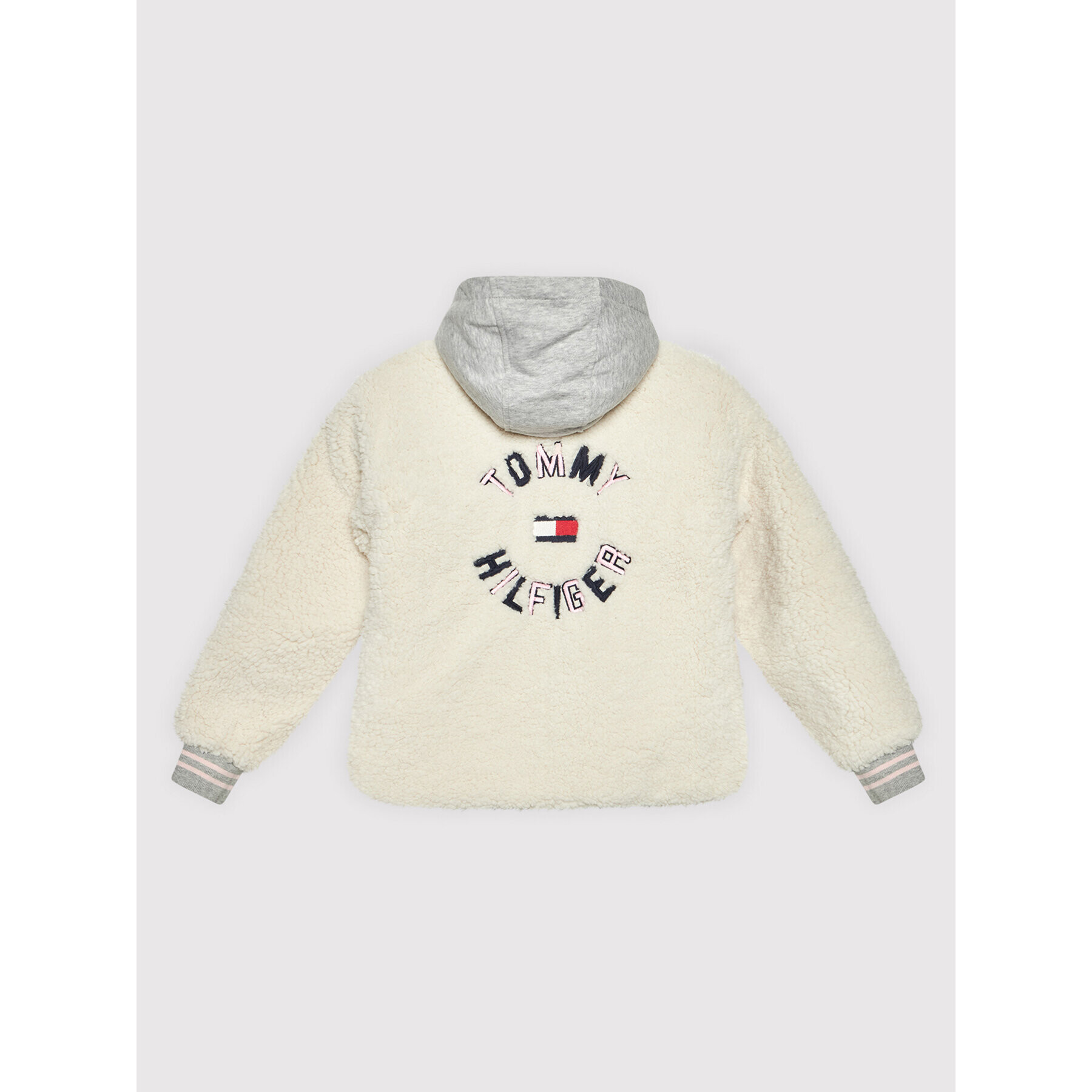 Tommy Hilfiger Кожух Sherpa KG0KG05576 D Бял Regular Fit - Pepit.bg