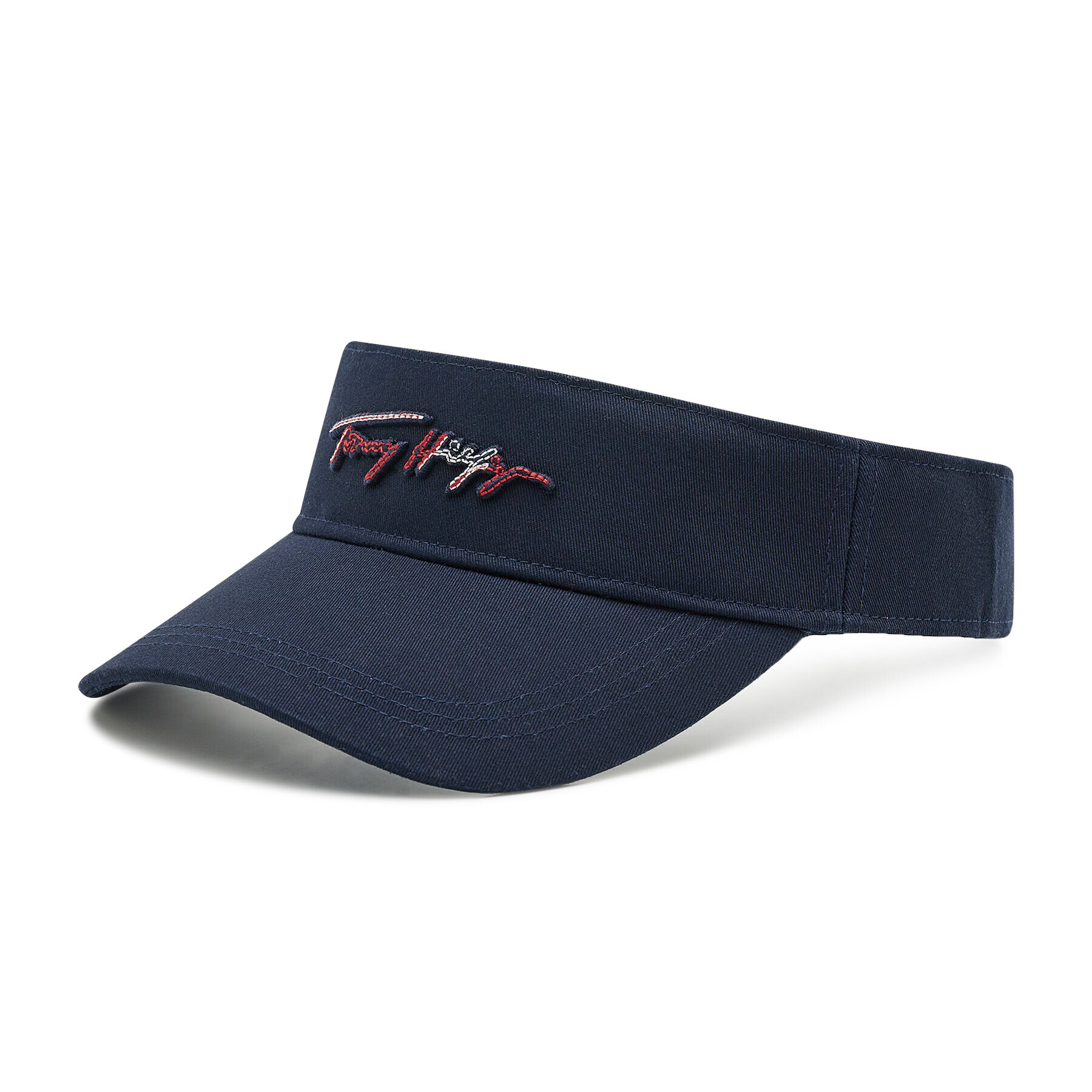 Tommy Hilfiger Козирка Iconic Signature Visor AW0AW11680 Тъмносин - Pepit.bg