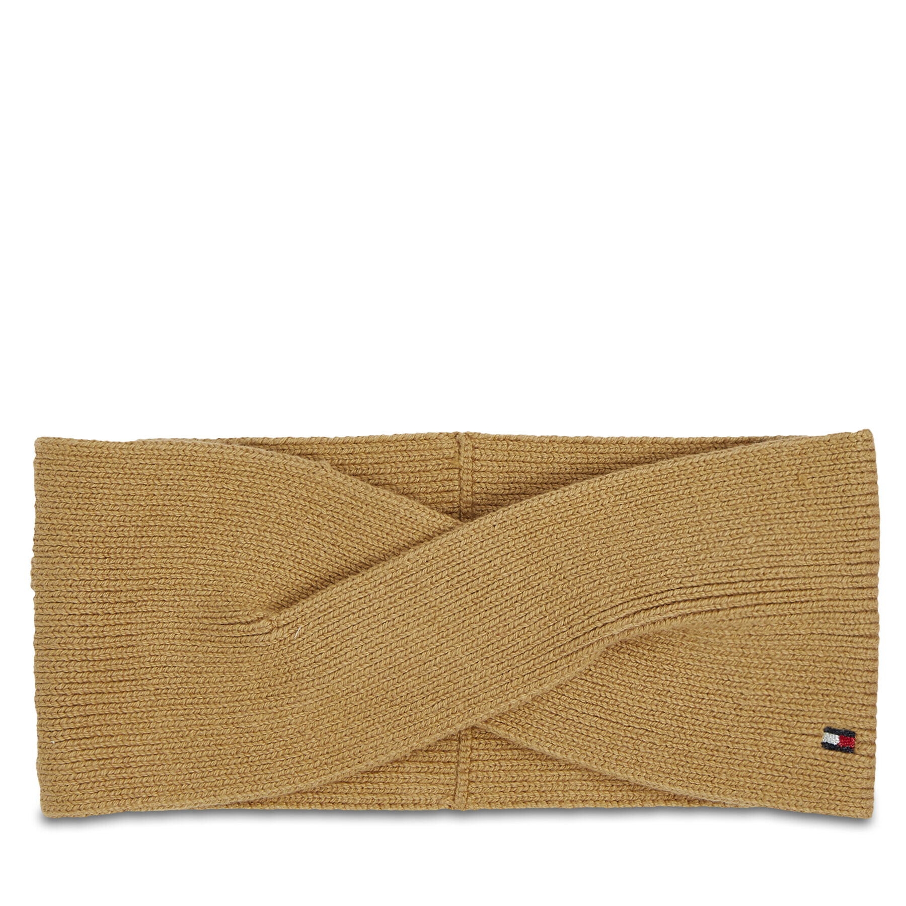 Tommy Hilfiger Лента за глава Essential Flag Headband AW0AW15312 Бежов - Pepit.bg