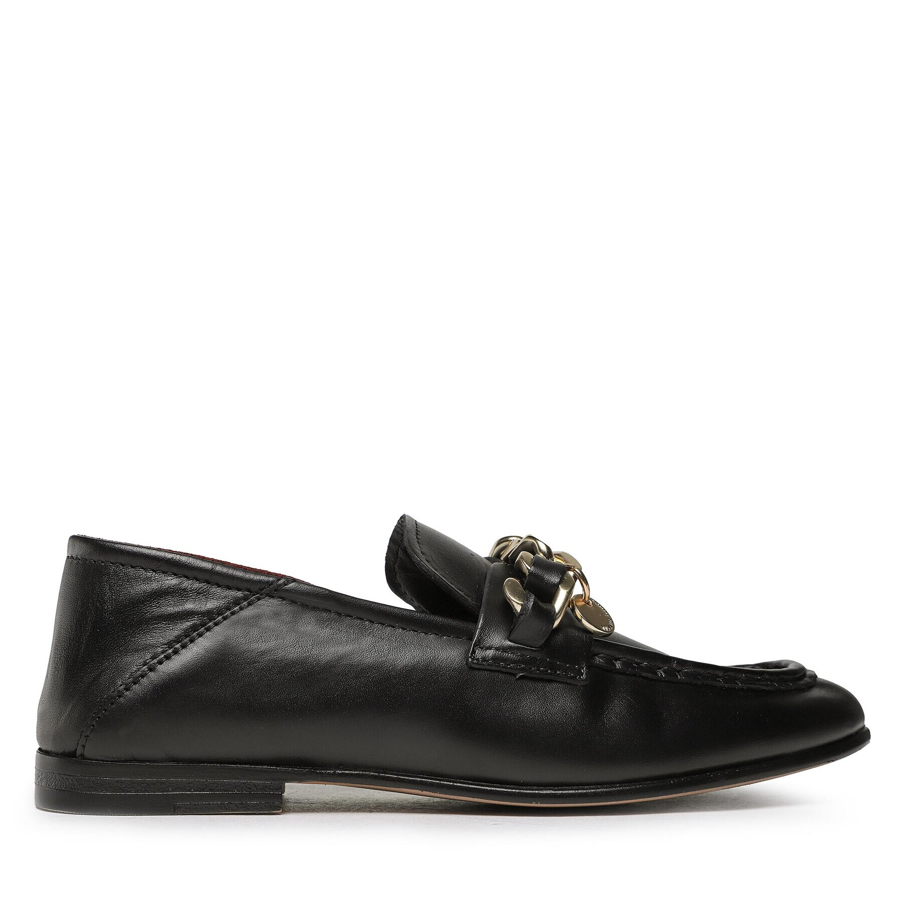 Tommy Hilfiger Лоуфъри Chain Loafer FW0FW06843 Черен - Pepit.bg