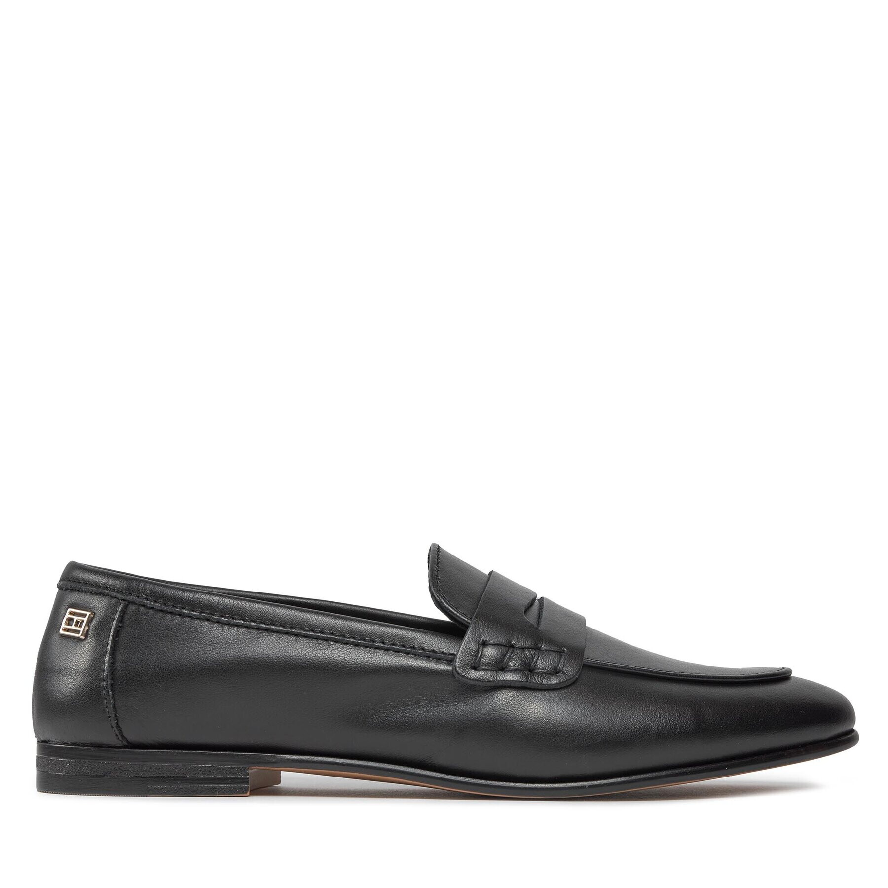 Tommy Hilfiger Лоуфъри Essential Leather Loafer FW0FW07769 Черен - Pepit.bg