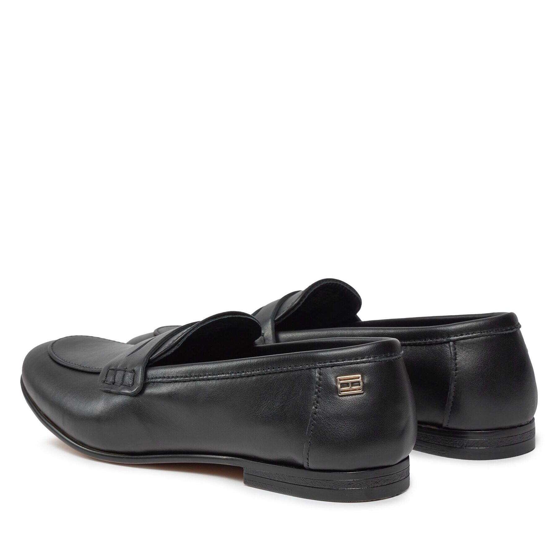 Tommy Hilfiger Лоуфъри Essential Leather Loafer FW0FW07769 Черен - Pepit.bg