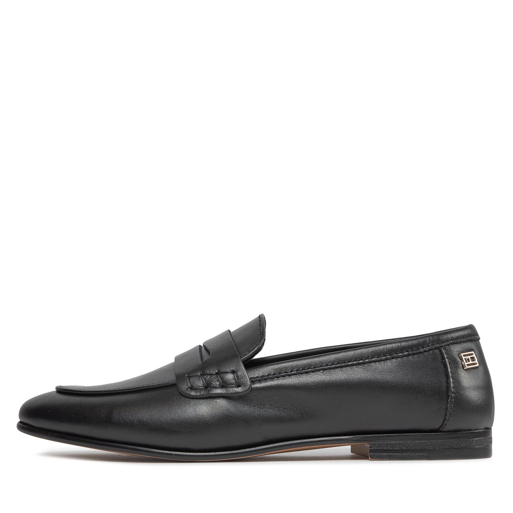 Tommy Hilfiger Лоуфъри Essential Leather Loafer FW0FW07769 Черен - Pepit.bg