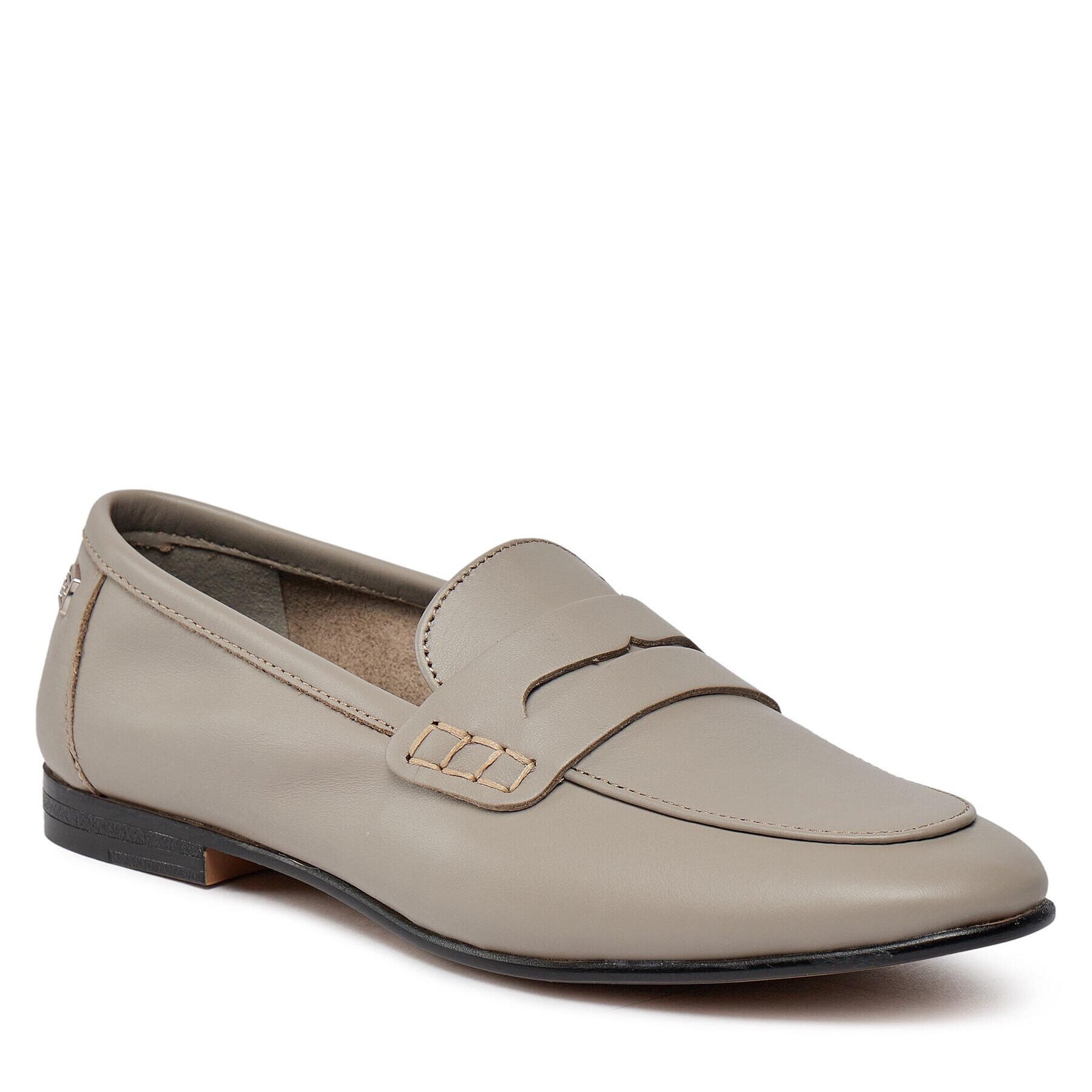 Tommy Hilfiger Лоуфъри Essential Leather Loafer FW0FW07769 Сив - Pepit.bg