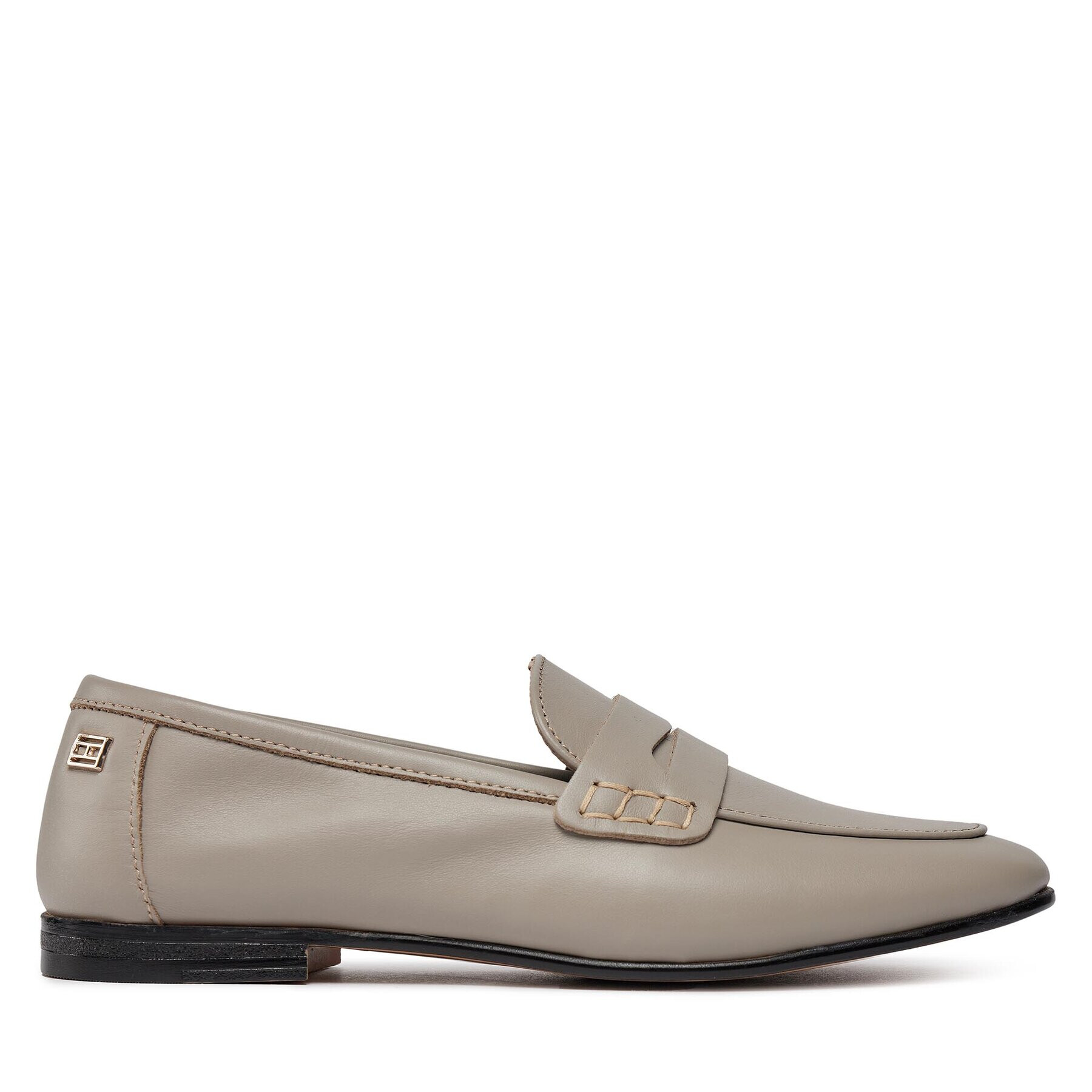 Tommy Hilfiger Лоуфъри Essential Leather Loafer FW0FW07769 Сив - Pepit.bg