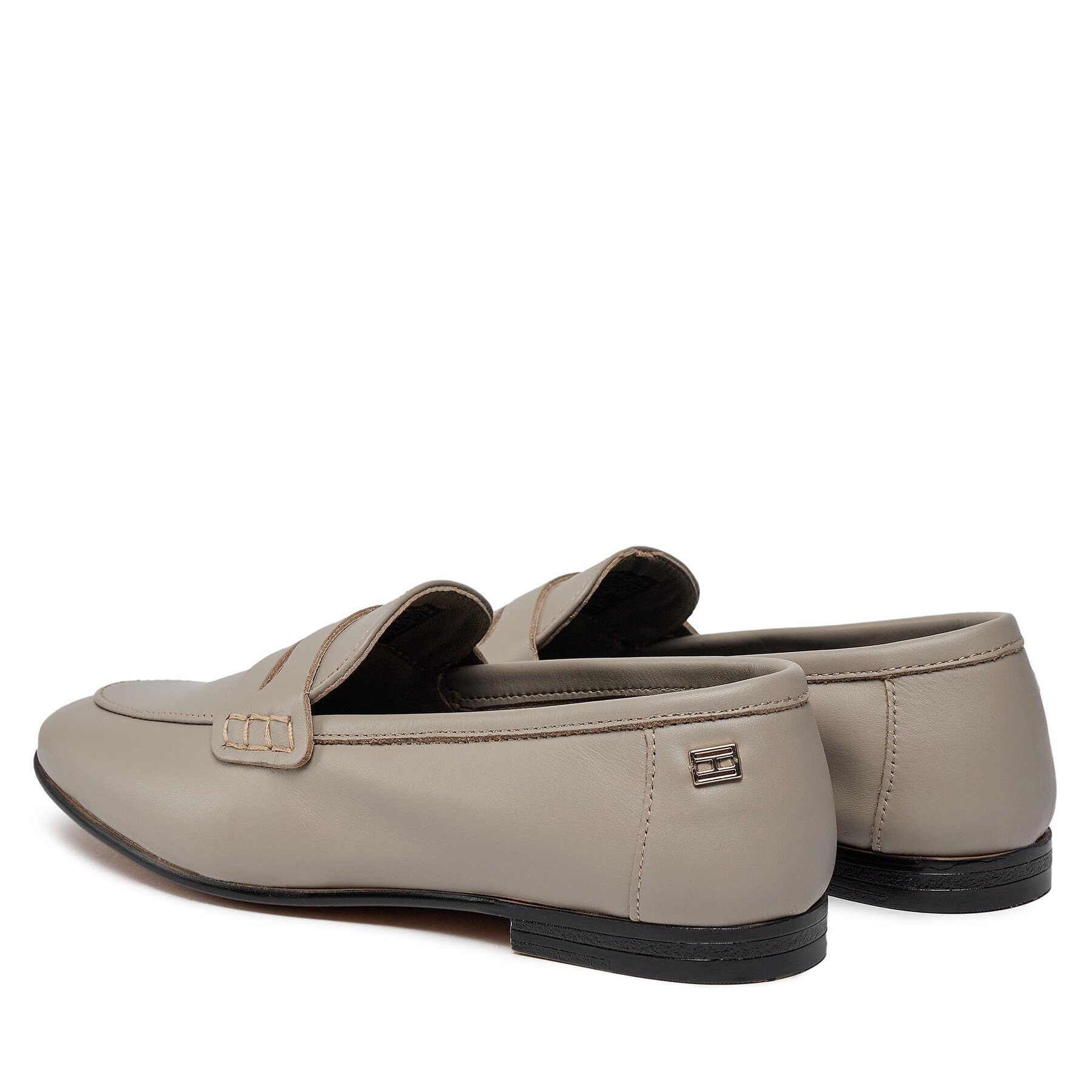 Tommy Hilfiger Лоуфъри Essential Leather Loafer FW0FW07769 Сив - Pepit.bg
