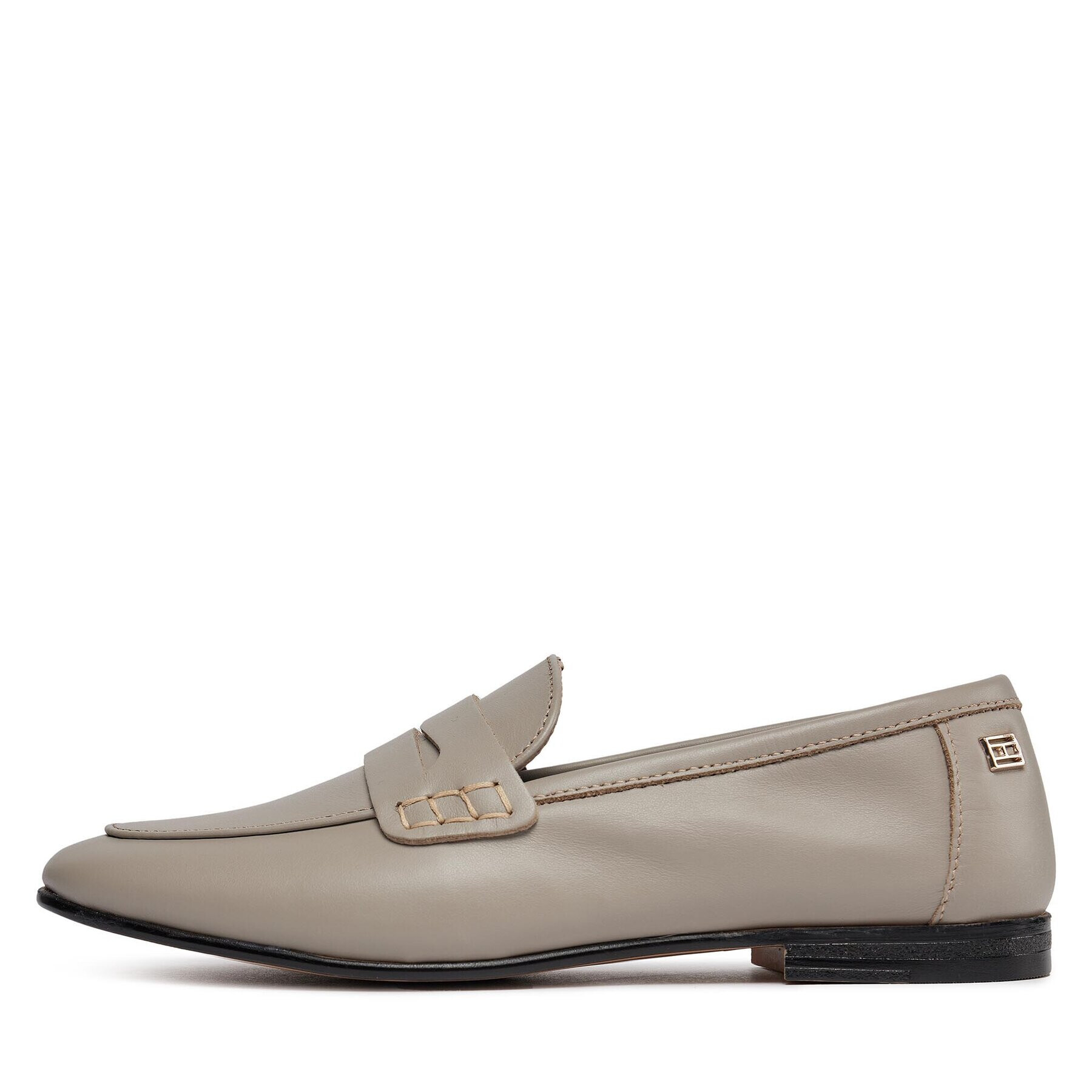 Tommy Hilfiger Лоуфъри Essential Leather Loafer FW0FW07769 Сив - Pepit.bg